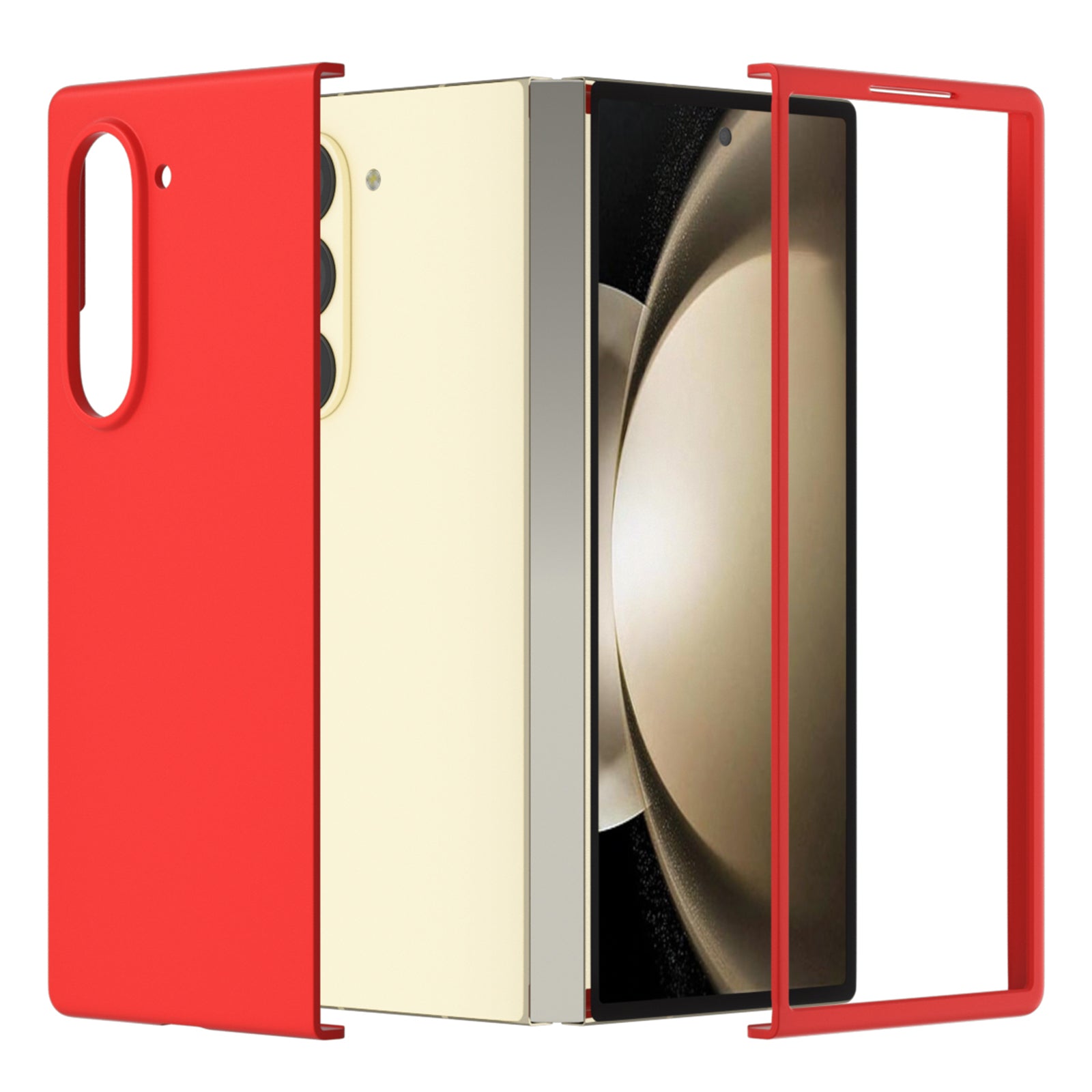 For Samsung Galaxy Z Fold6 5G PC Case Skin-touch Anti-scratch Folding Phone Cover