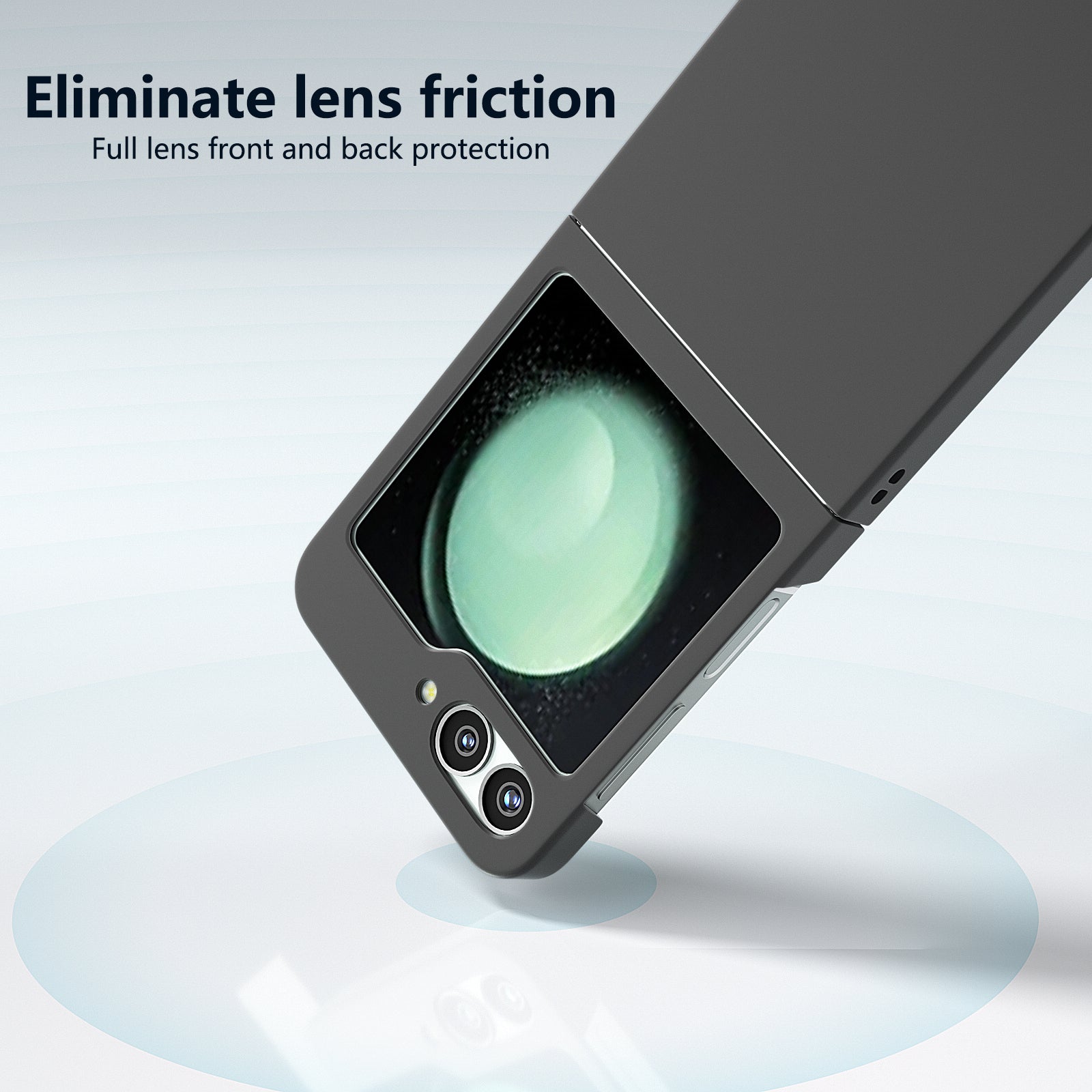 For Samsung Galaxy Z Flip6 5G Case Skin-feel Hard PC Protective Phone Cover