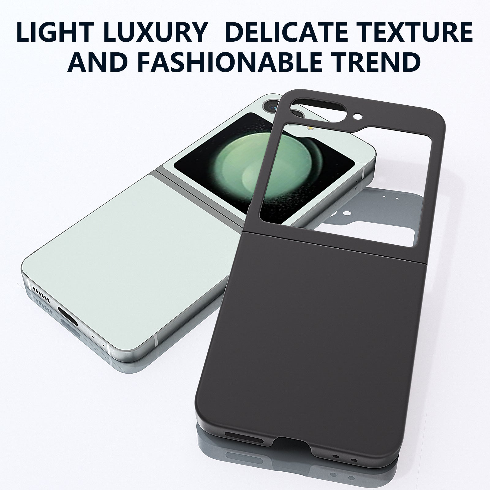 For Samsung Galaxy Z Flip6 5G Case Skin-feel Hard PC Protective Phone Cover