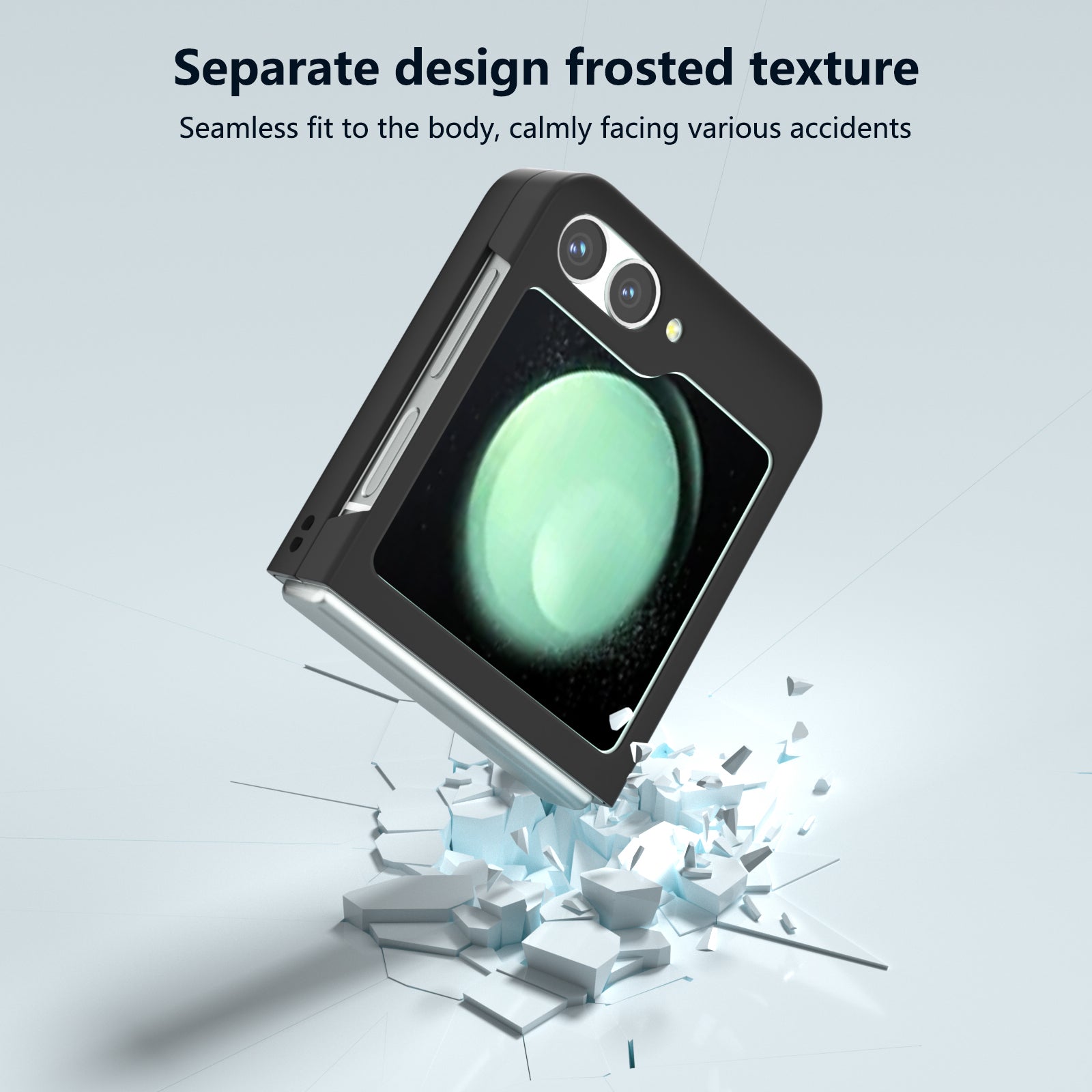 For Samsung Galaxy Z Flip6 5G Case Skin-feel Hard PC Protective Phone Cover