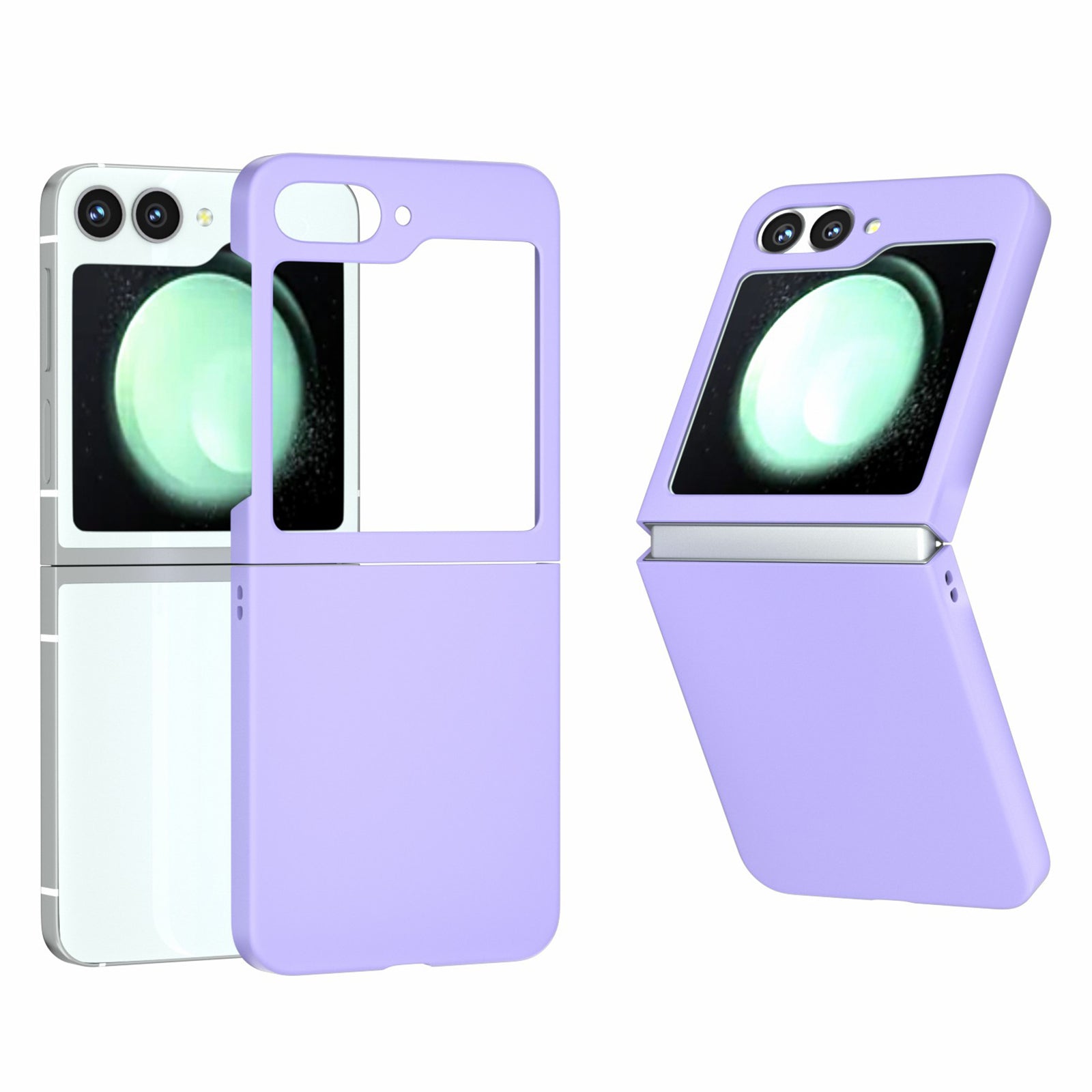 For Samsung Galaxy Z Flip6 5G Case Skin-feel Hard PC Protective Phone Cover