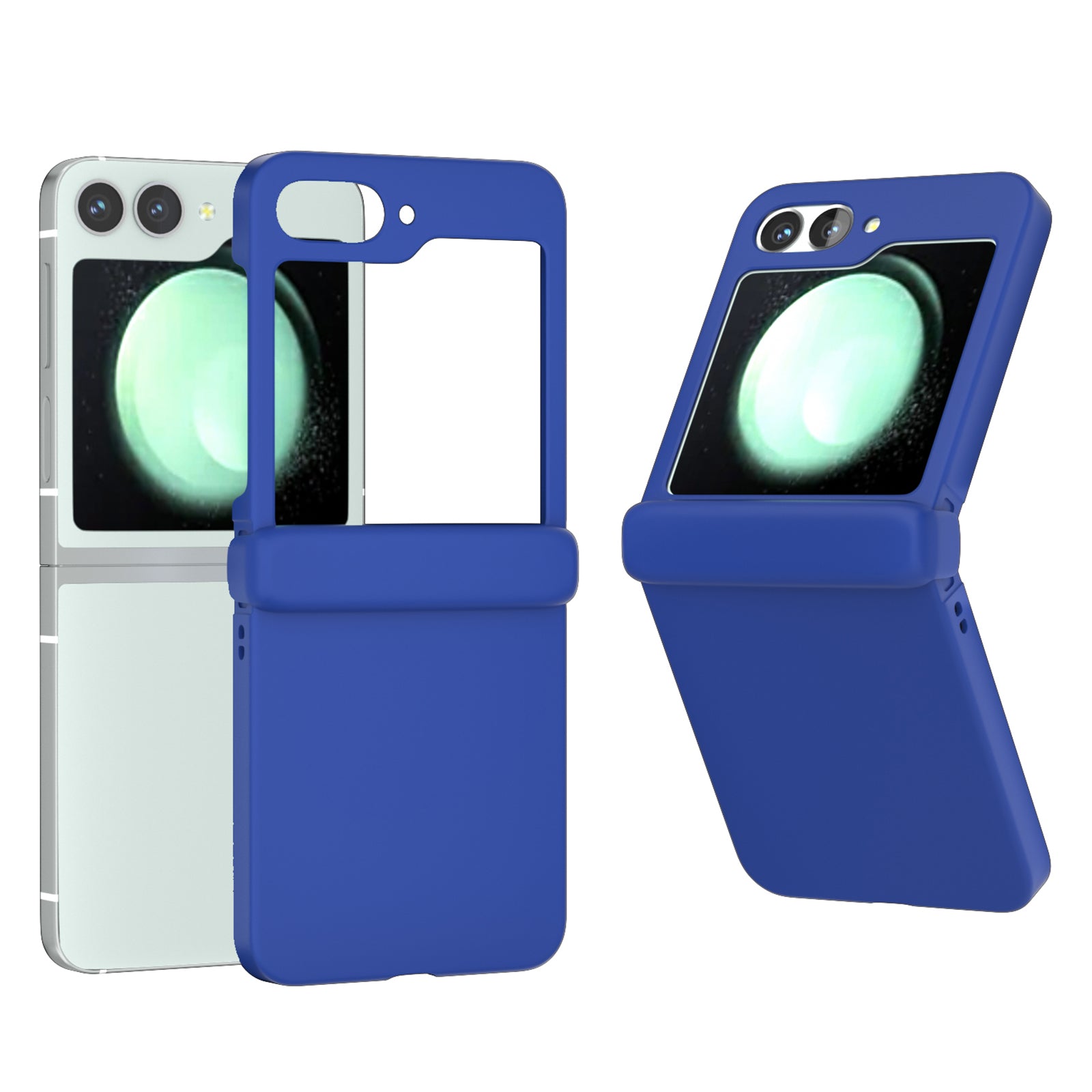 For Samsung Galaxy Z Flip6 5G Case Skin-touch PC Phone Cover with Hinge Protection