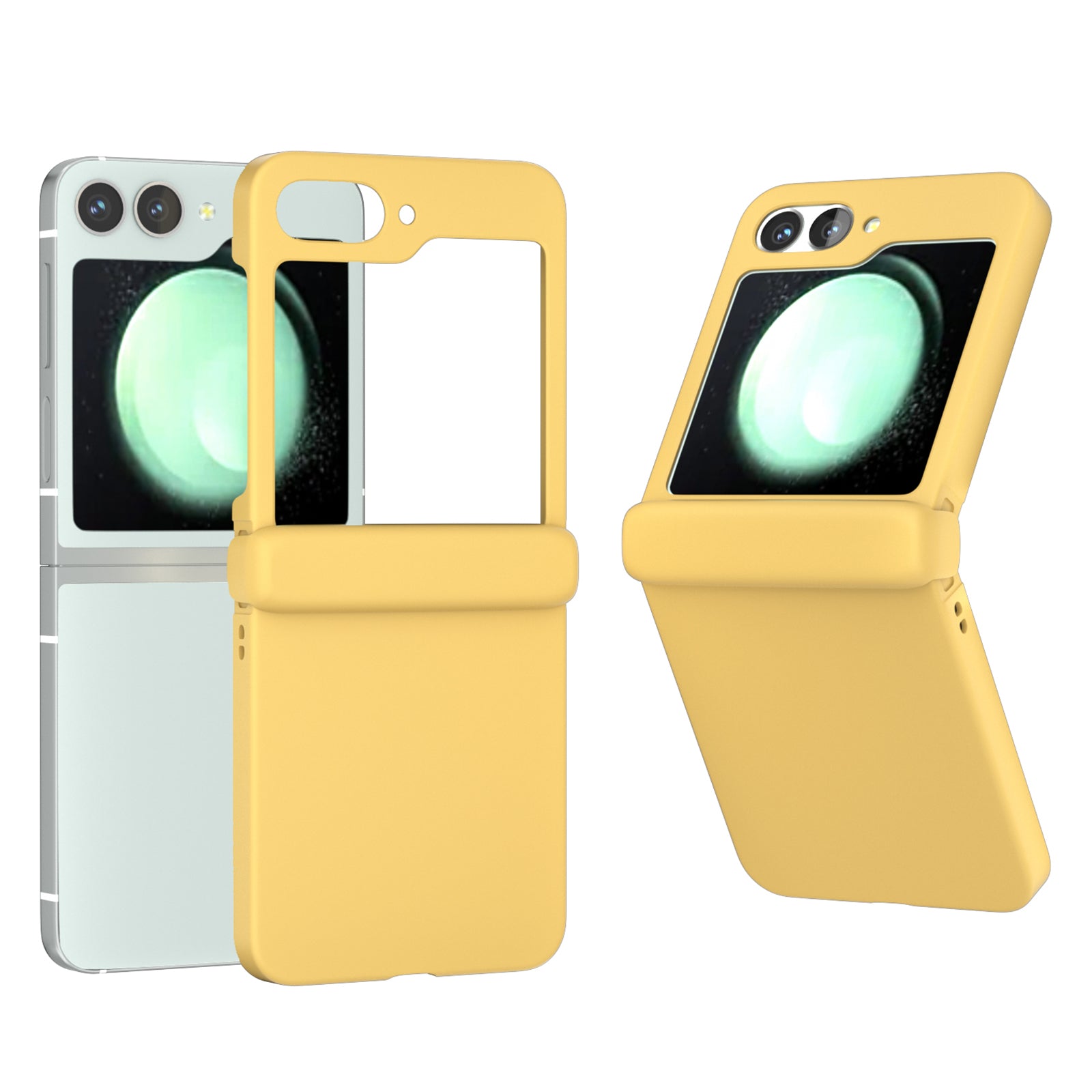 For Samsung Galaxy Z Flip6 5G Case Skin-touch PC Phone Cover with Hinge Protection