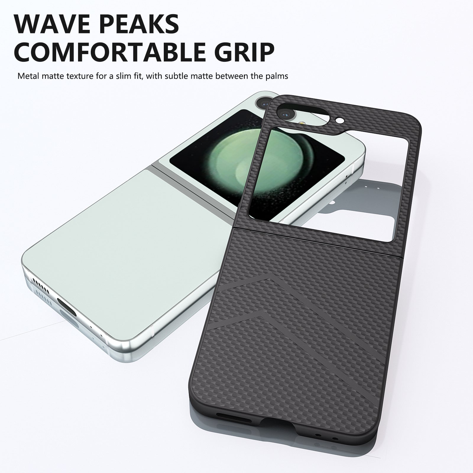 For Samsung Galaxy Z Flip6 5G Case Hard PC Matte Folding Phone Cover