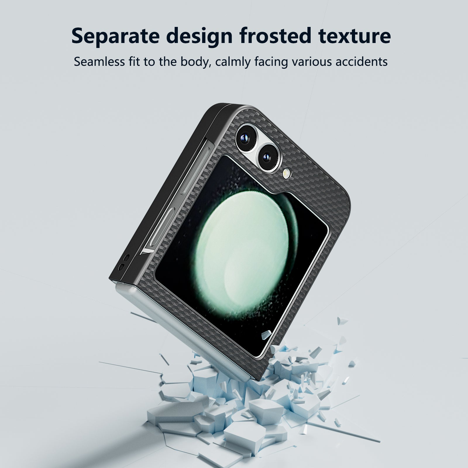 For Samsung Galaxy Z Flip6 5G Case Hard PC Matte Folding Phone Cover