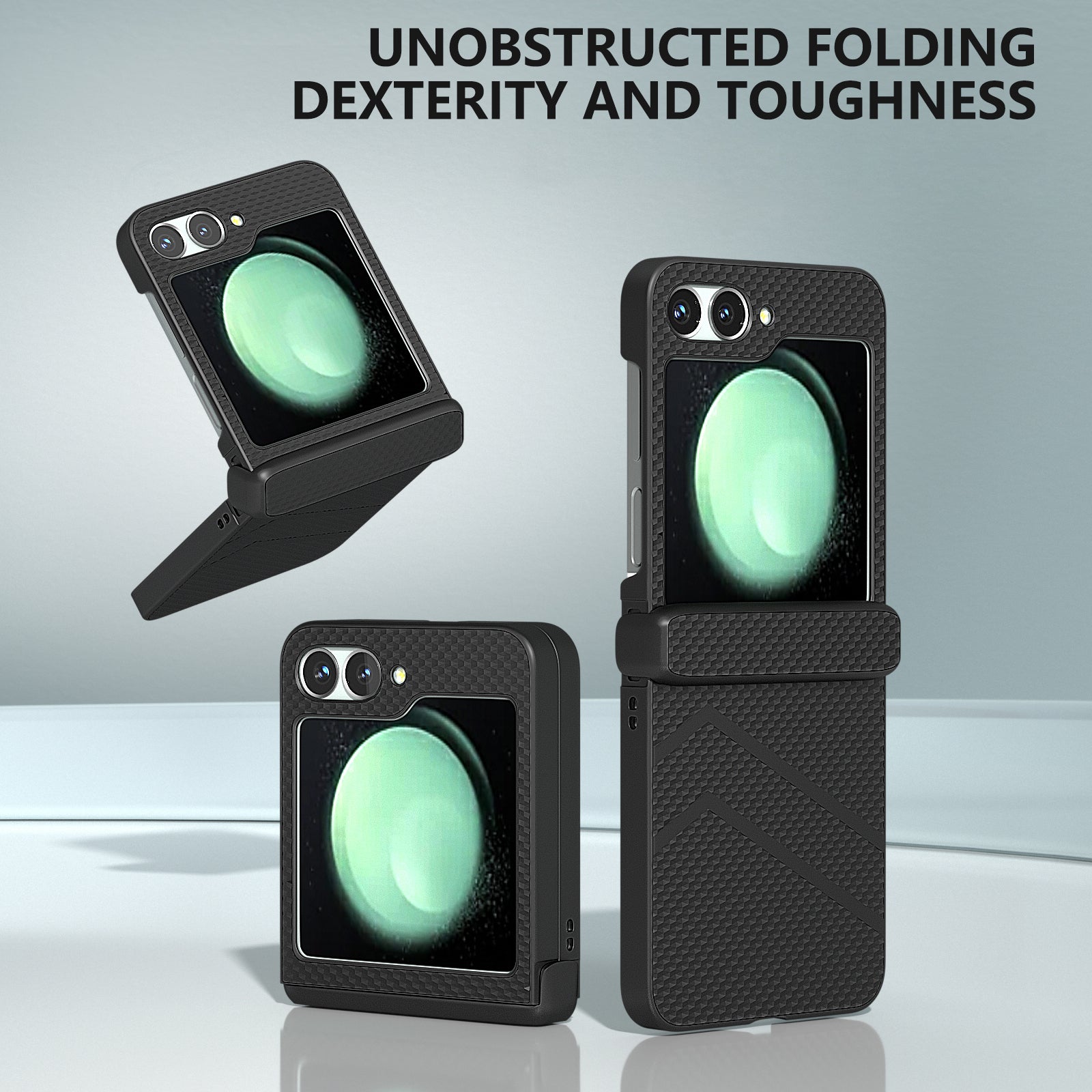 For Samsung Galaxy Z Flip6 5G Case Matte Texture PC Phone Cover with Hinge Protection