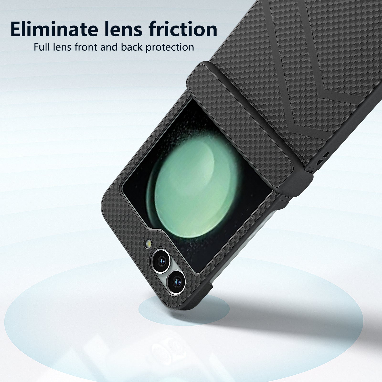 For Samsung Galaxy Z Flip6 5G Case Matte Texture PC Phone Cover with Hinge Protection