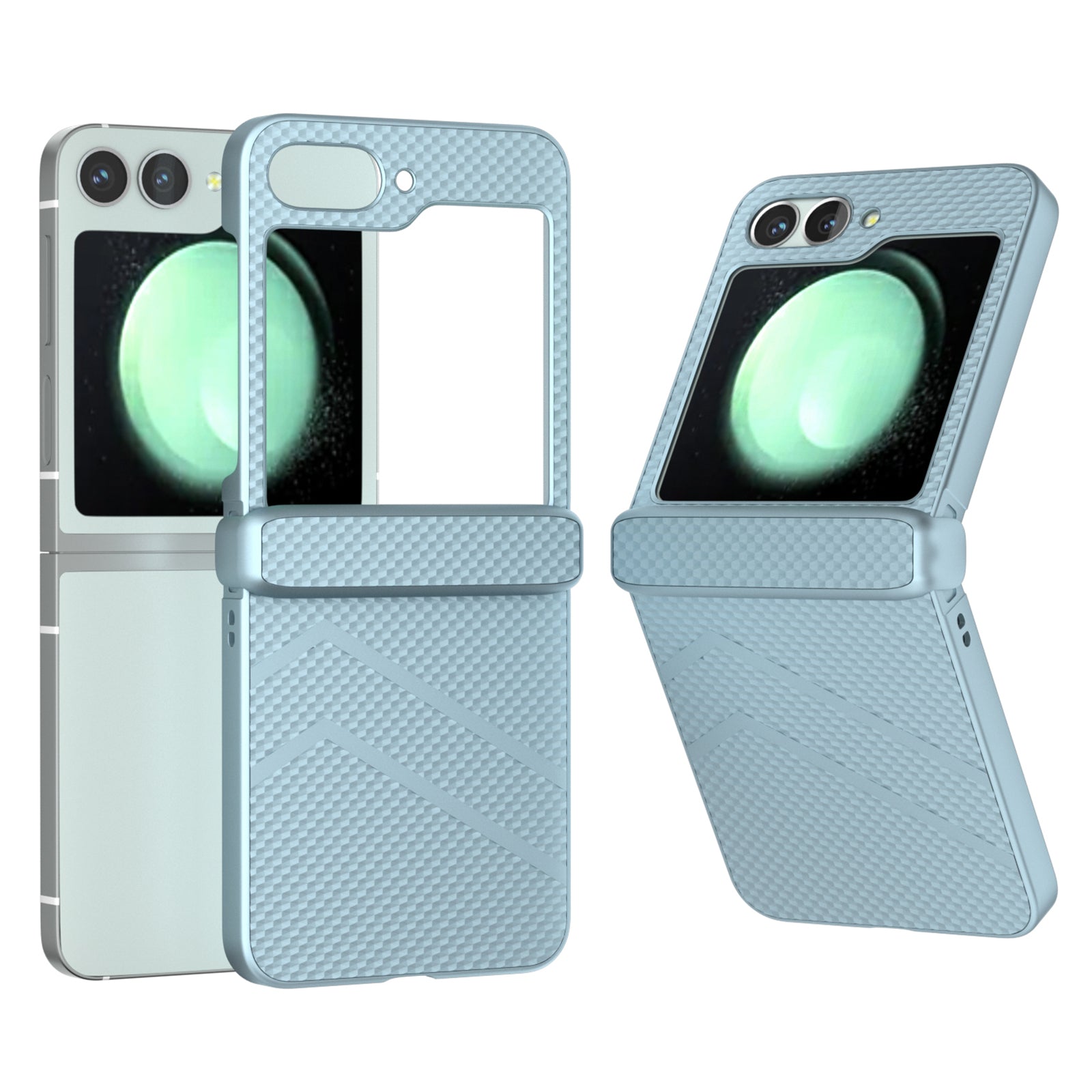 For Samsung Galaxy Z Flip6 5G Case Matte Texture PC Phone Cover with Hinge Protection