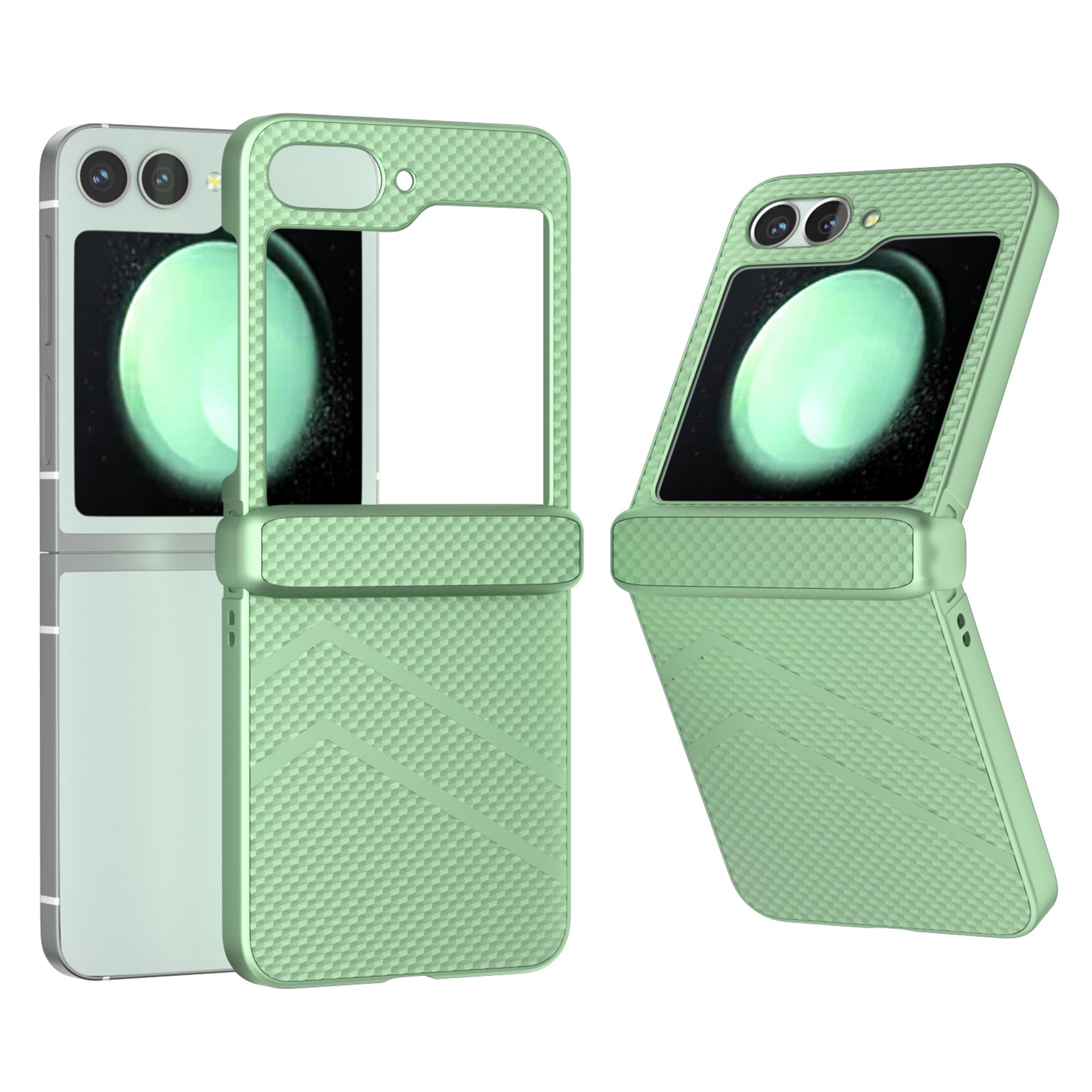 For Samsung Galaxy Z Flip6 5G Case Matte Texture PC Phone Cover with Hinge Protection