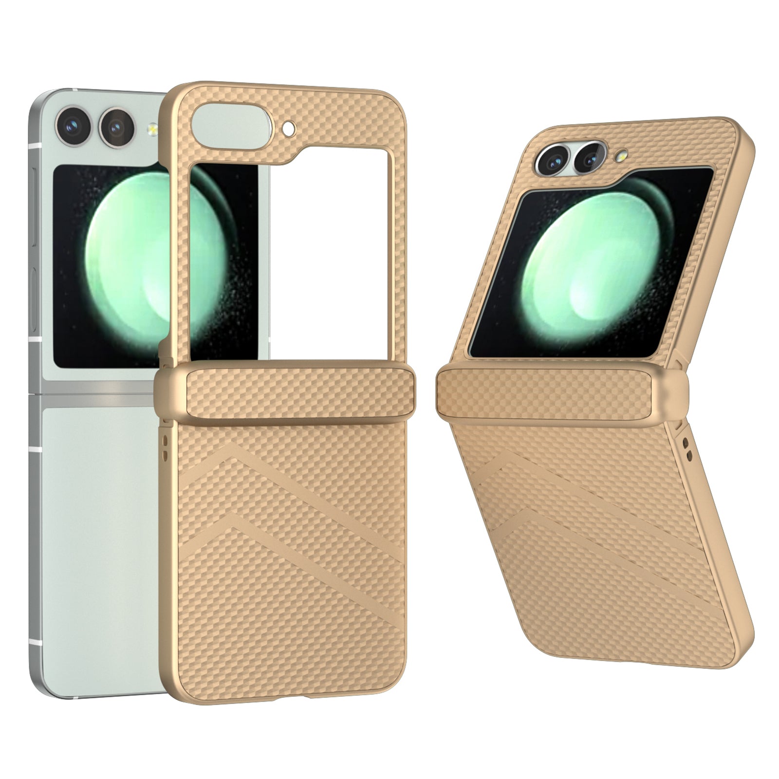 For Samsung Galaxy Z Flip6 5G Case Matte Texture PC Phone Cover with Hinge Protection