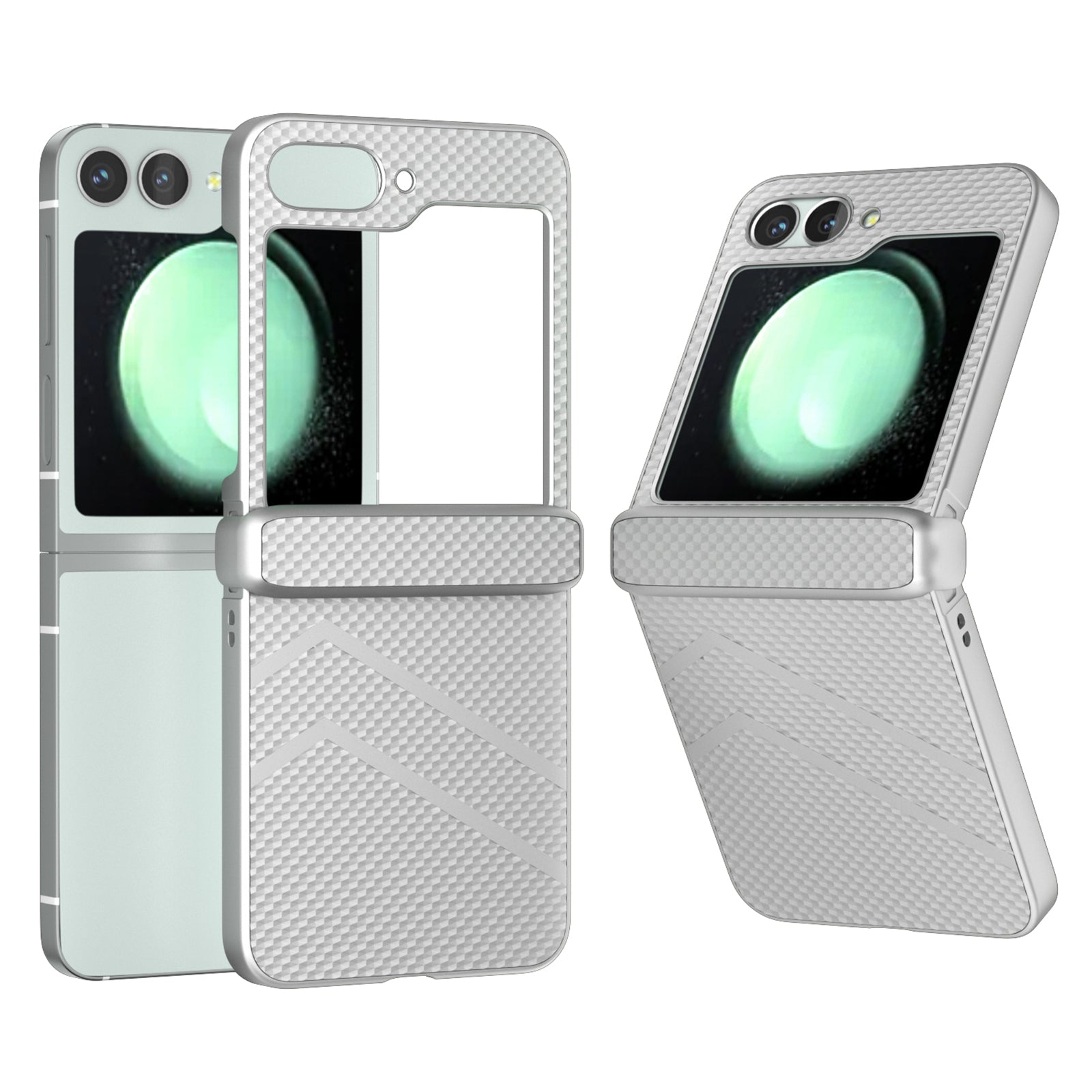 For Samsung Galaxy Z Flip6 5G Case Matte Texture PC Phone Cover with Hinge Protection