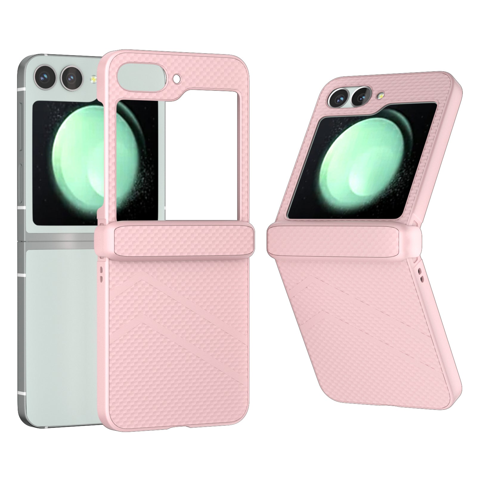 For Samsung Galaxy Z Flip6 5G Case Matte Texture PC Phone Cover with Hinge Protection