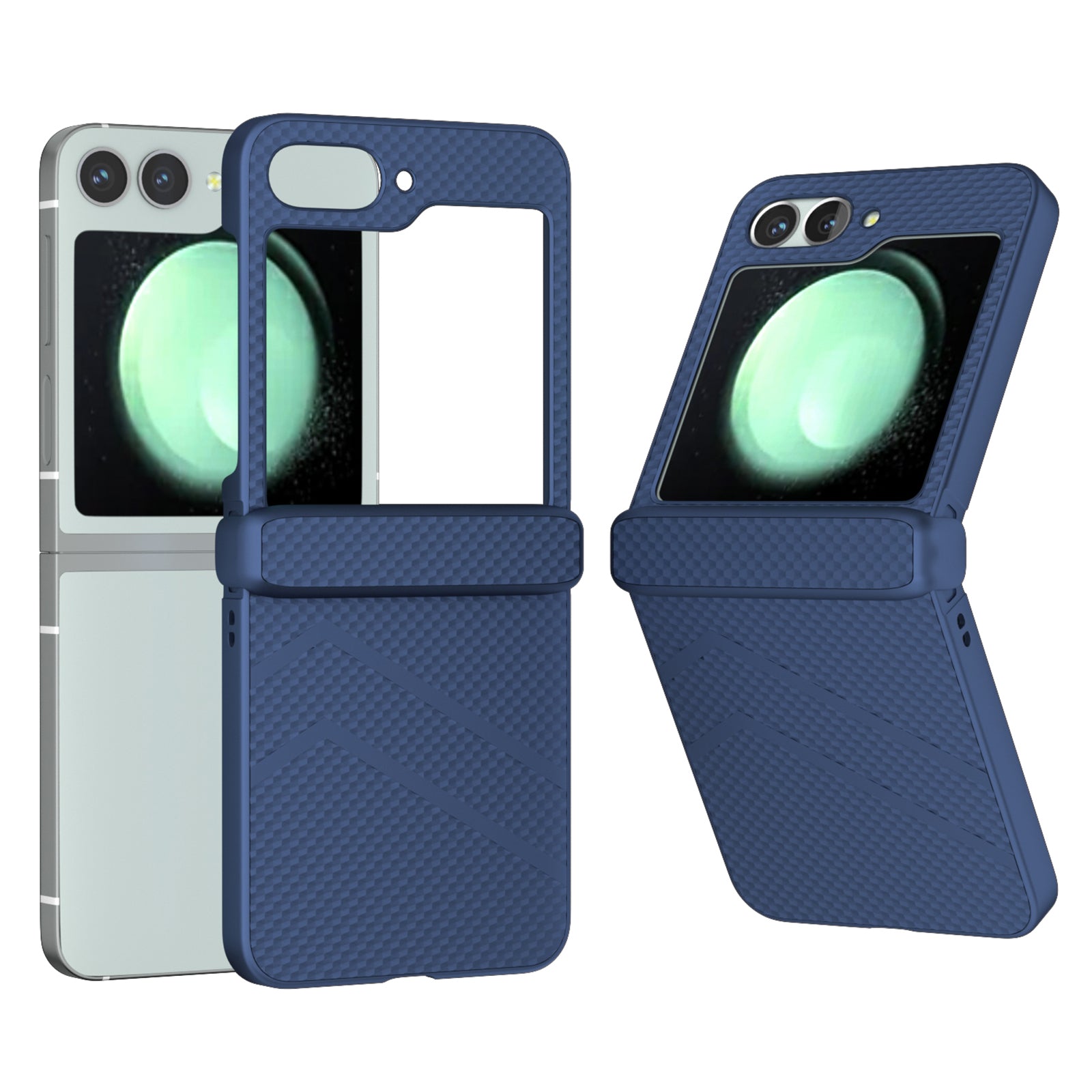 For Samsung Galaxy Z Flip6 5G Case Matte Texture PC Phone Cover with Hinge Protection