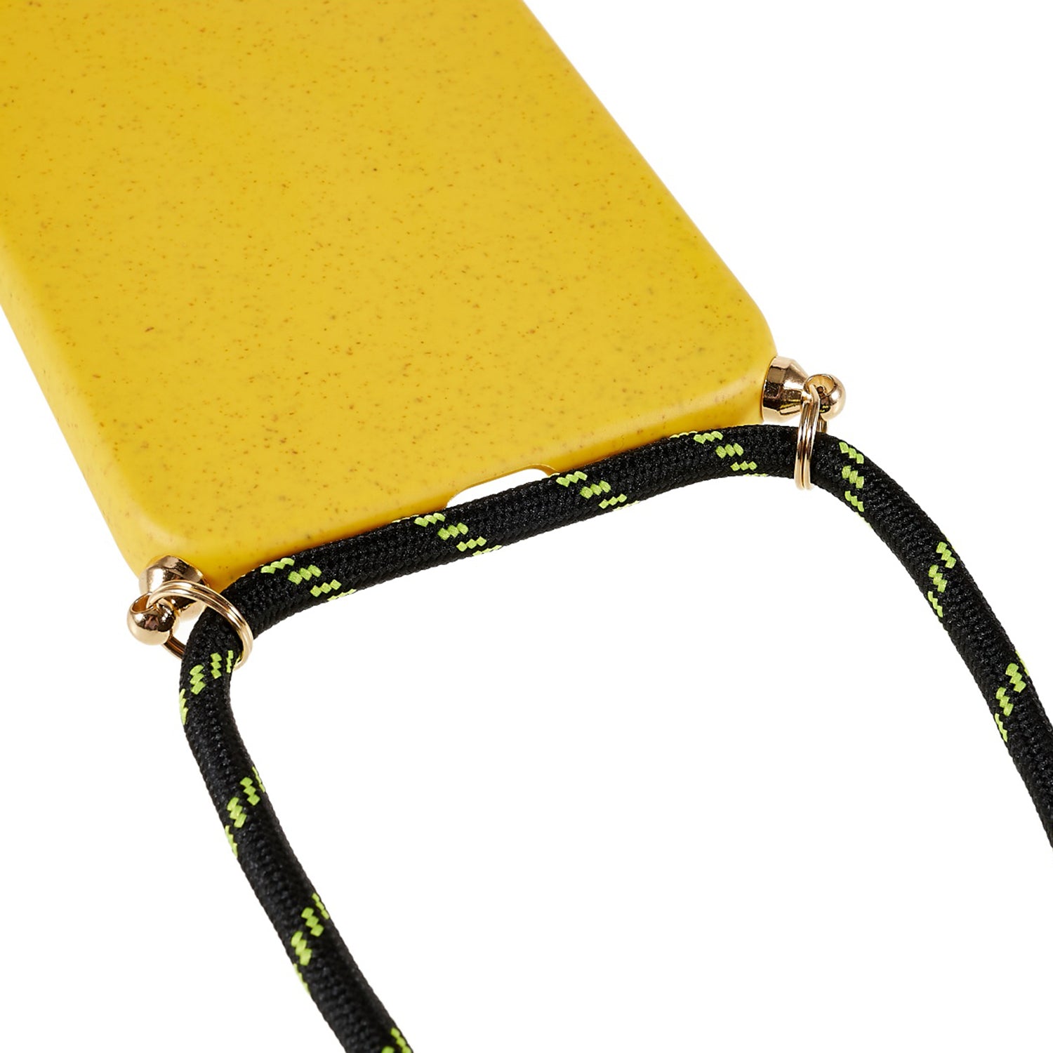 For Samsung Galaxy A25 5G (Global) (161.0 x 76.5 x 8.3mm) Case Biodegradable Wheat Straw+TPU Cover with Lanyard