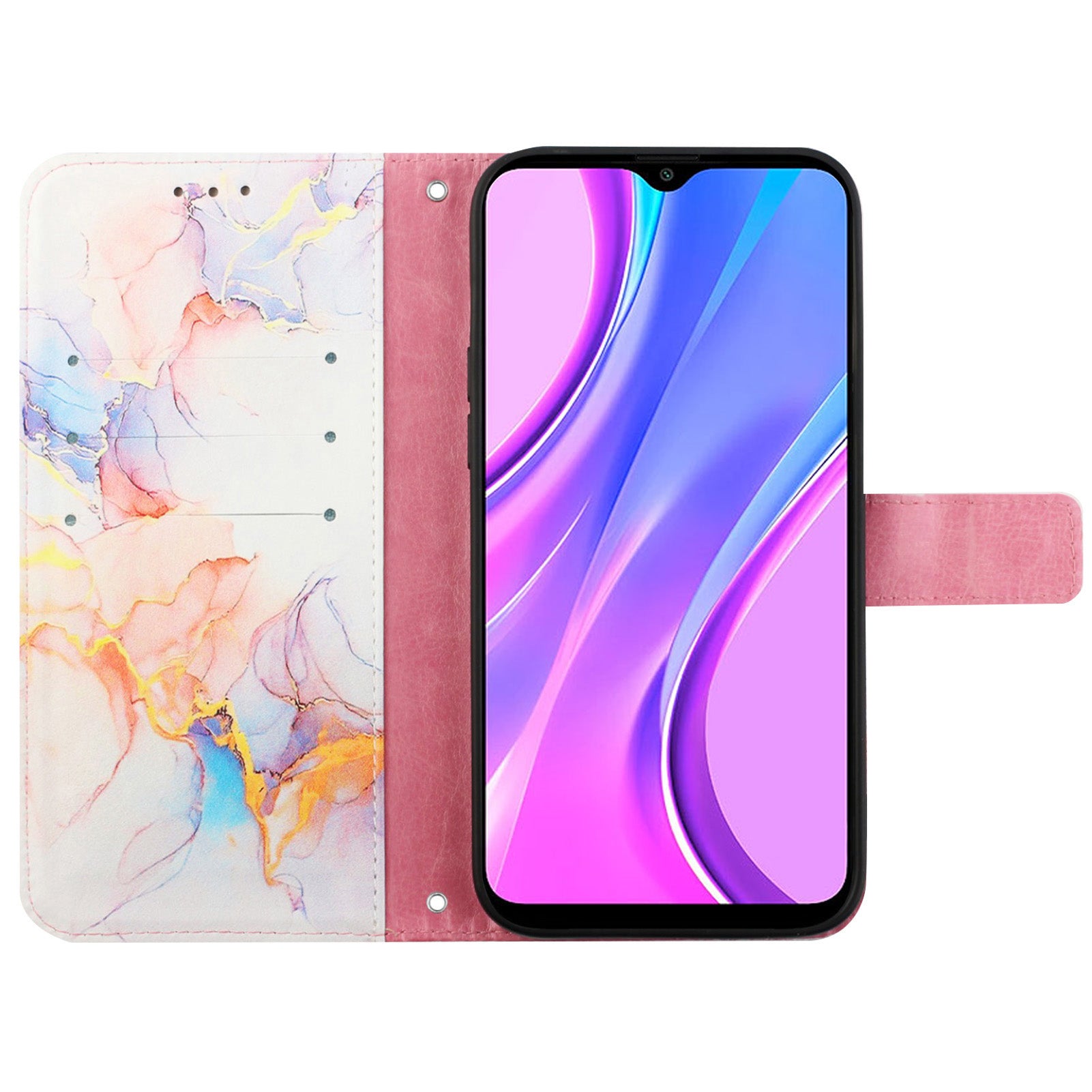 YB Pattern Printing Leather Series-5 For Xiaomi Redmi Note 13 Pro 4G / Poco M6 Pro 4G Wallet Phone Case