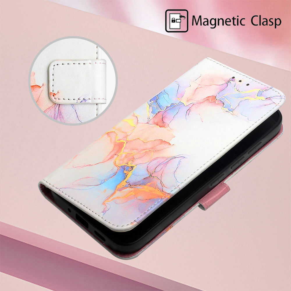 YB Pattern Printing Leather Series-5 For Xiaomi Redmi Note 13 Pro 4G / Poco M6 Pro 4G Wallet Phone Case
