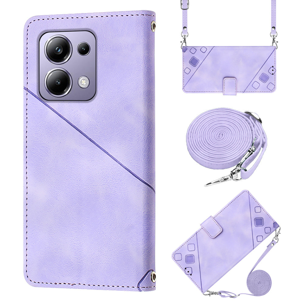 PT005 YB Imprinting Series-7 for Xiaomi Redmi Note 13 Pro 4G / Poco M6 Pro 4G Case with Shoulder Strap