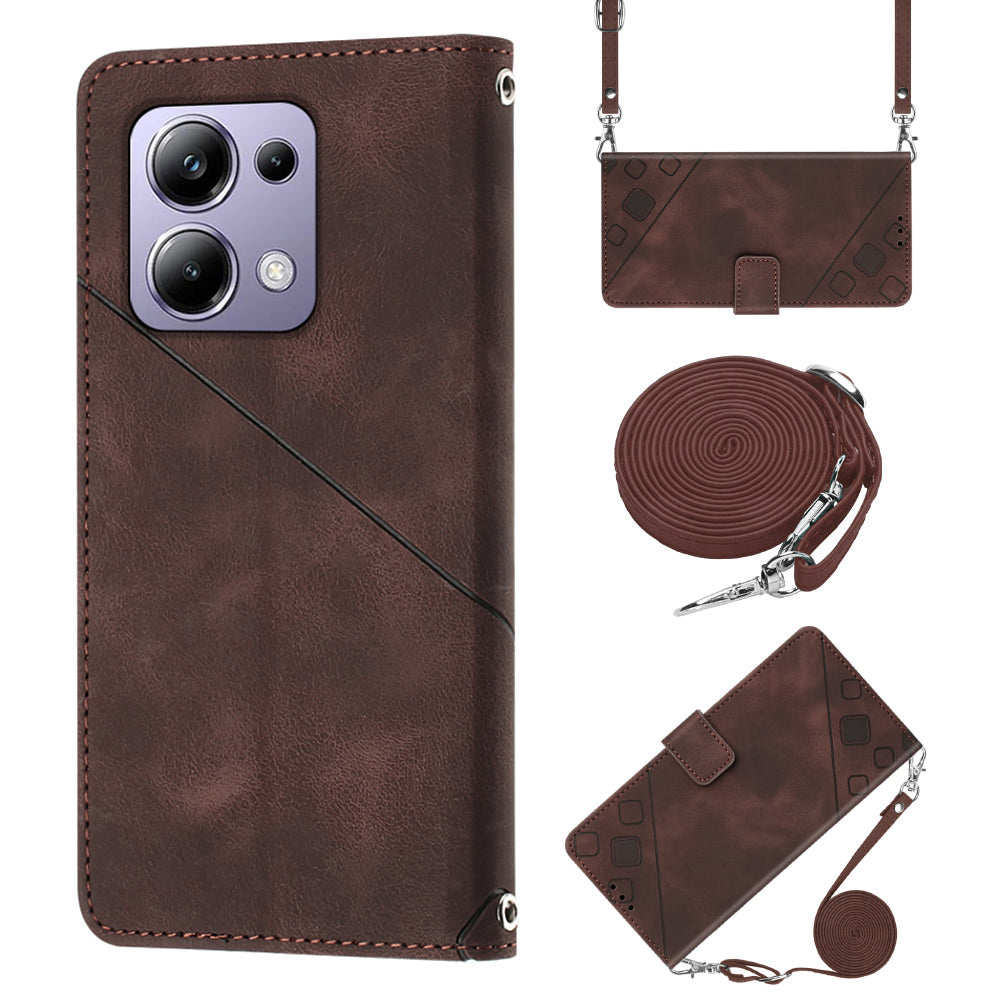PT005 YB Imprinting Series-7 for Xiaomi Redmi Note 13 Pro 4G / Poco M6 Pro 4G Case with Shoulder Strap