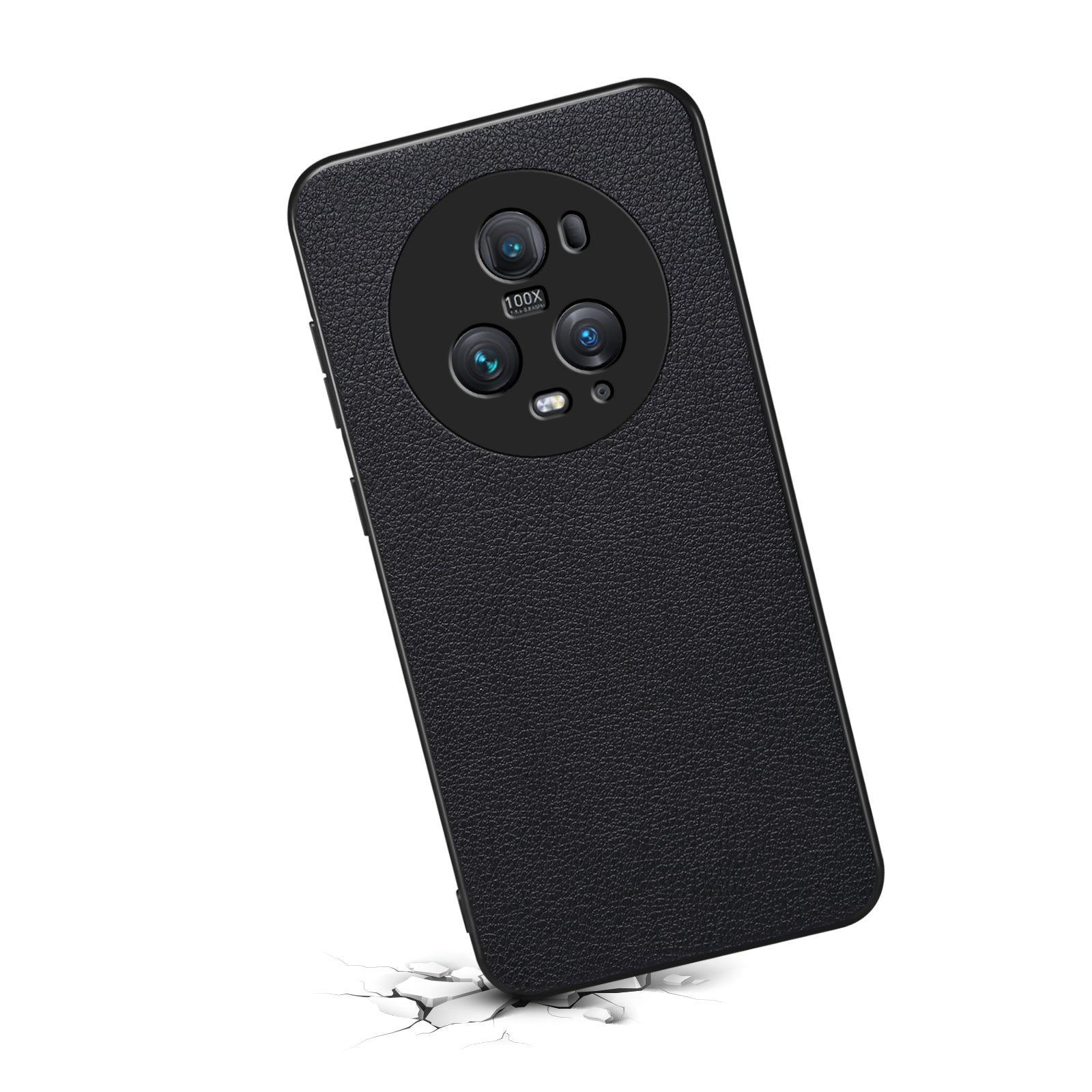 Case for Honor Magic5 Pro Phone Cover PC+TPU+Leather Calf Texture Shell