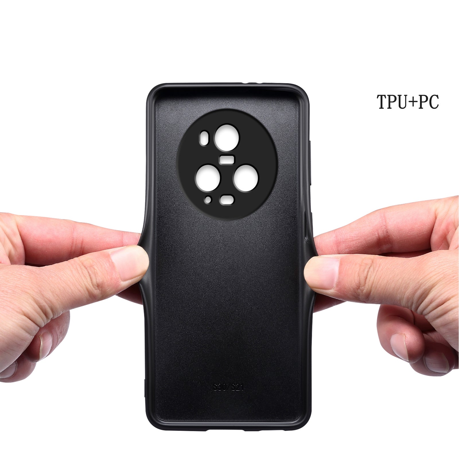 Case for Honor Magic5 Pro Phone Cover PC+TPU+Leather Calf Texture Shell