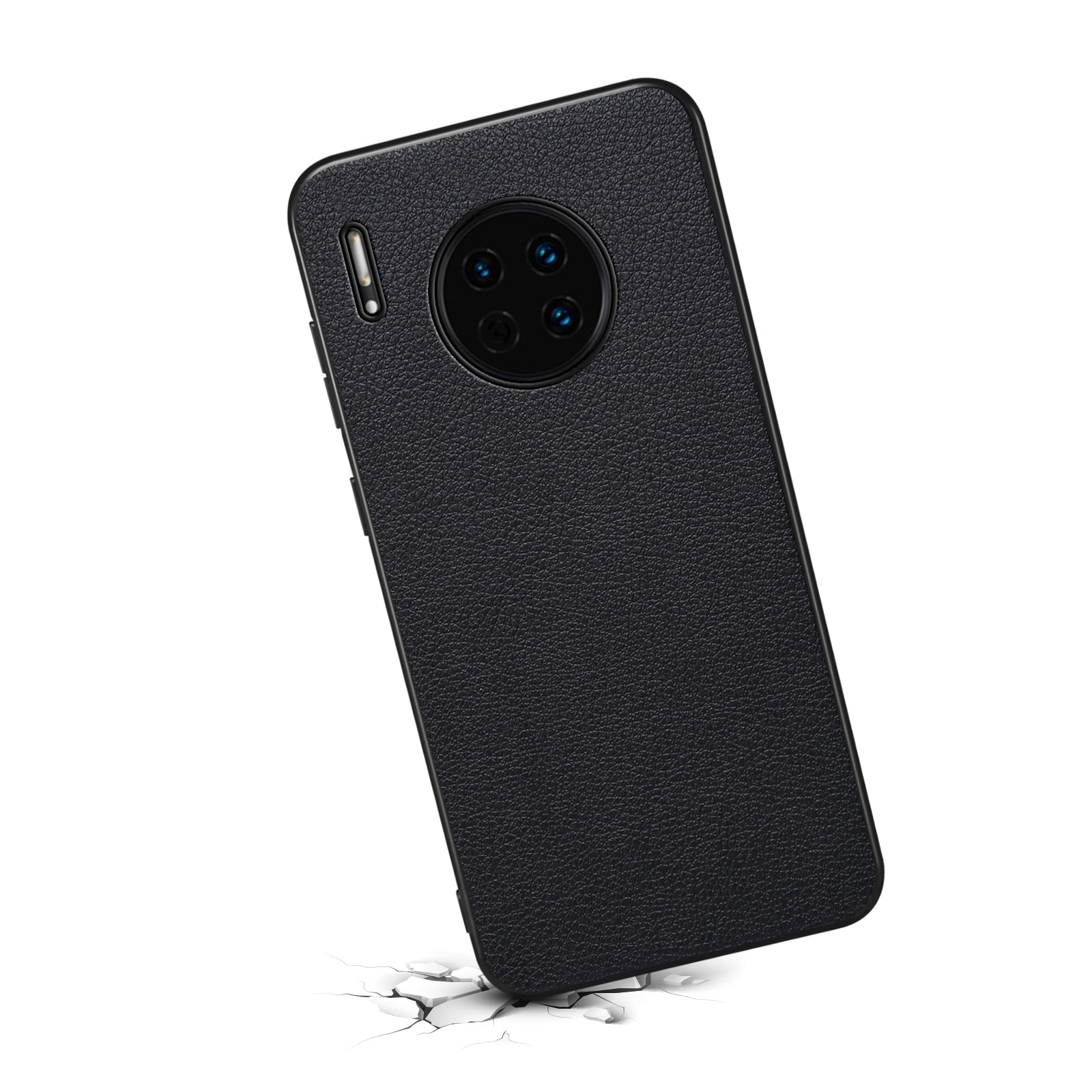 For Huawei Mate 30 4G / Mate 30 5G Hybrid Case Anti-Dorp PU+PC+TPU Phone Cover