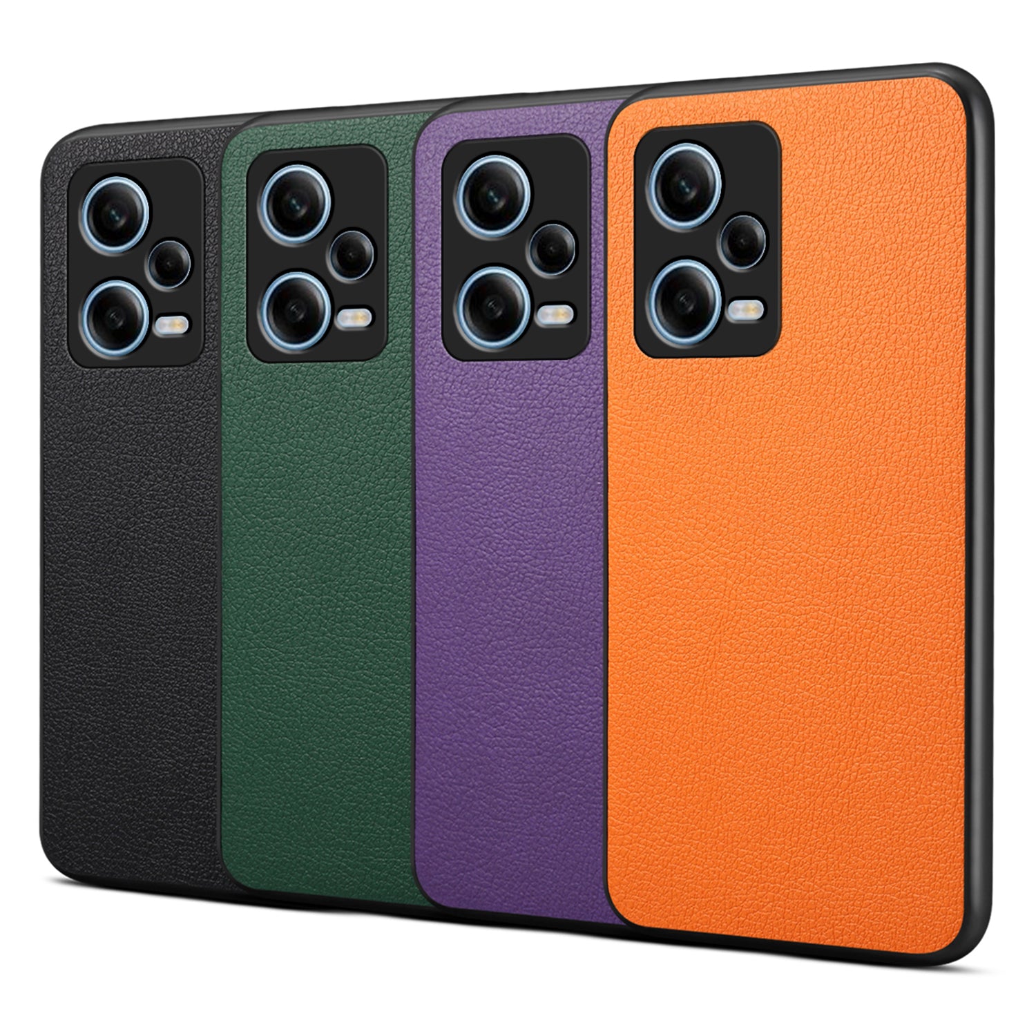 For Xiaomi Redmi Note 12 Pro 5G / Poco X5 Pro 5G / 12 Pro Speed 5G Slim Case Leather+PC+TPU Phone Cover