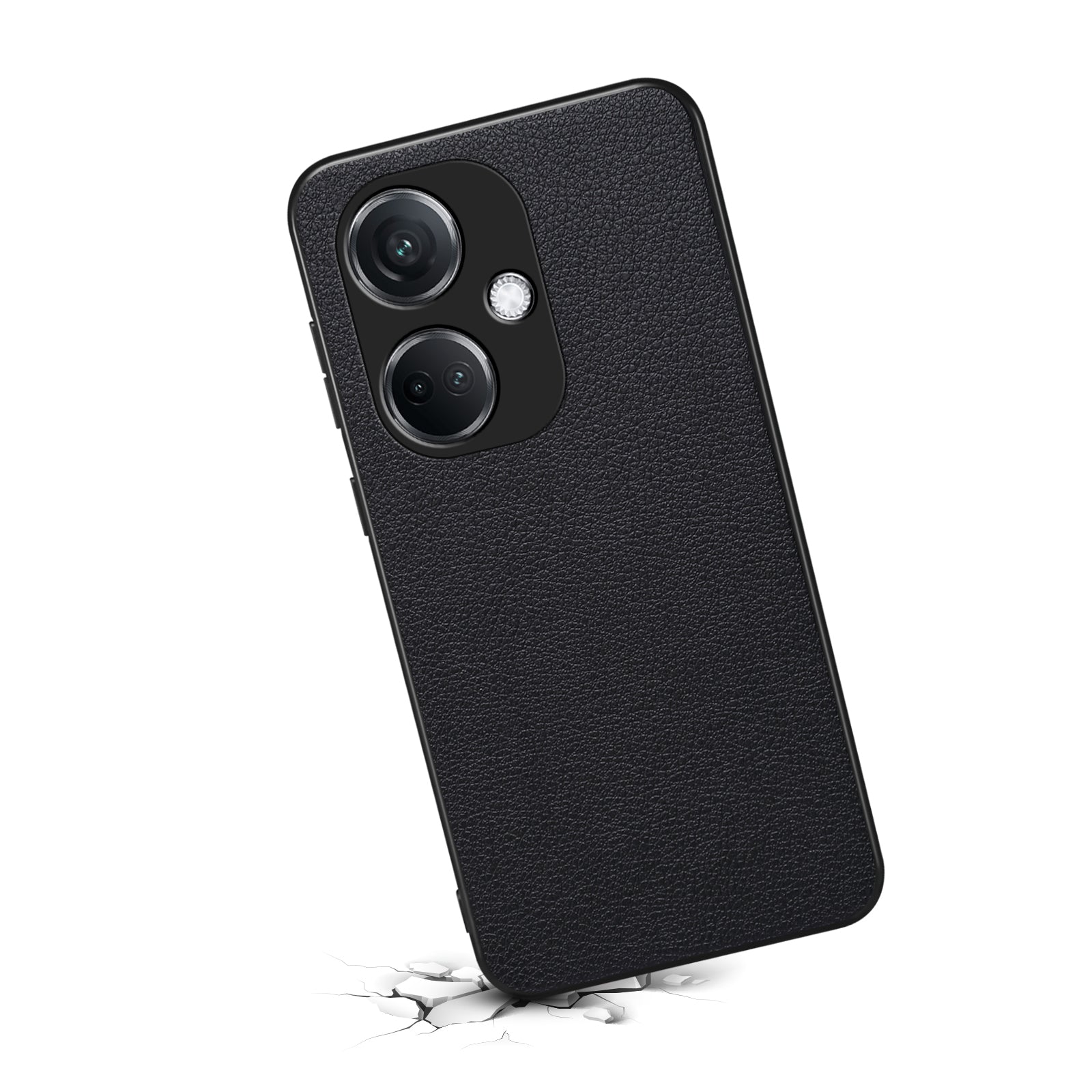 For Oppo K11 5G Case PU Leather Coating Hybrid PC+TPU Phone Cover