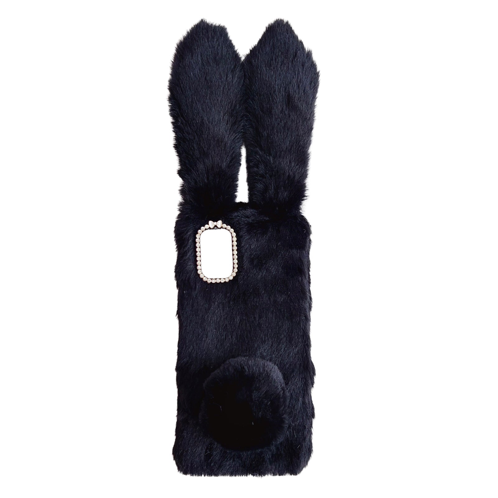 For Nokia C210 TPU Case Furry Hairball 3D Bunny Ears Protective Phone Cover