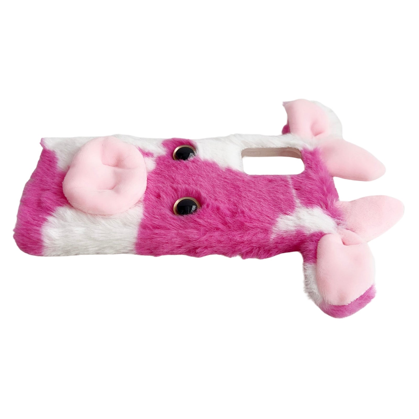 For Motorola Moto G42 4G Slim Case Fluffy Cows Ear Soft TPU Phone Case