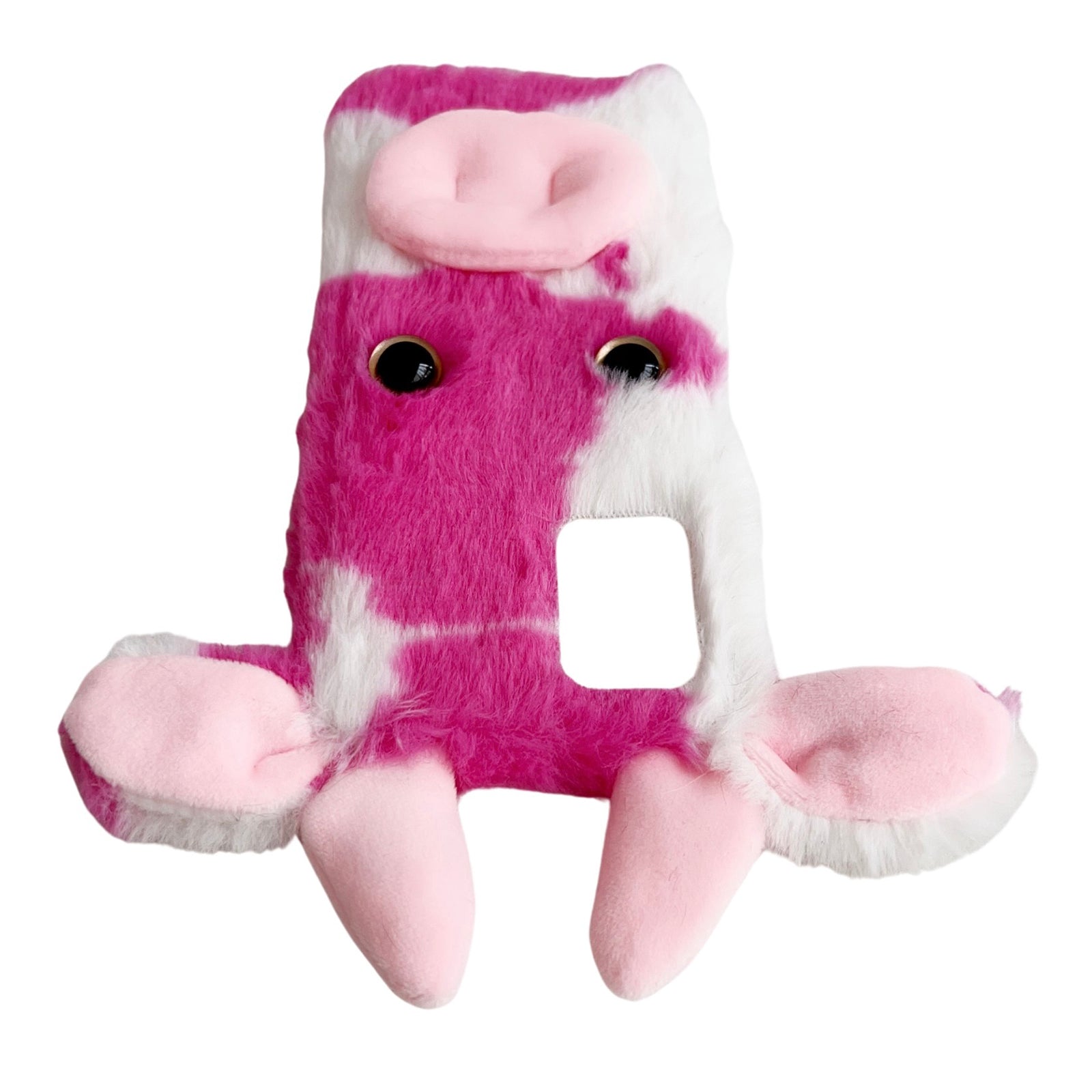 For Motorola Moto G42 4G Slim Case Fluffy Cows Ear Soft TPU Phone Case