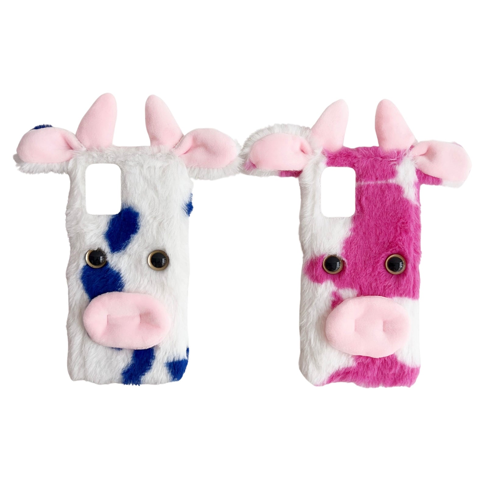 For Motorola Moto G42 4G Slim Case Fluffy Cows Ear Soft TPU Phone Case