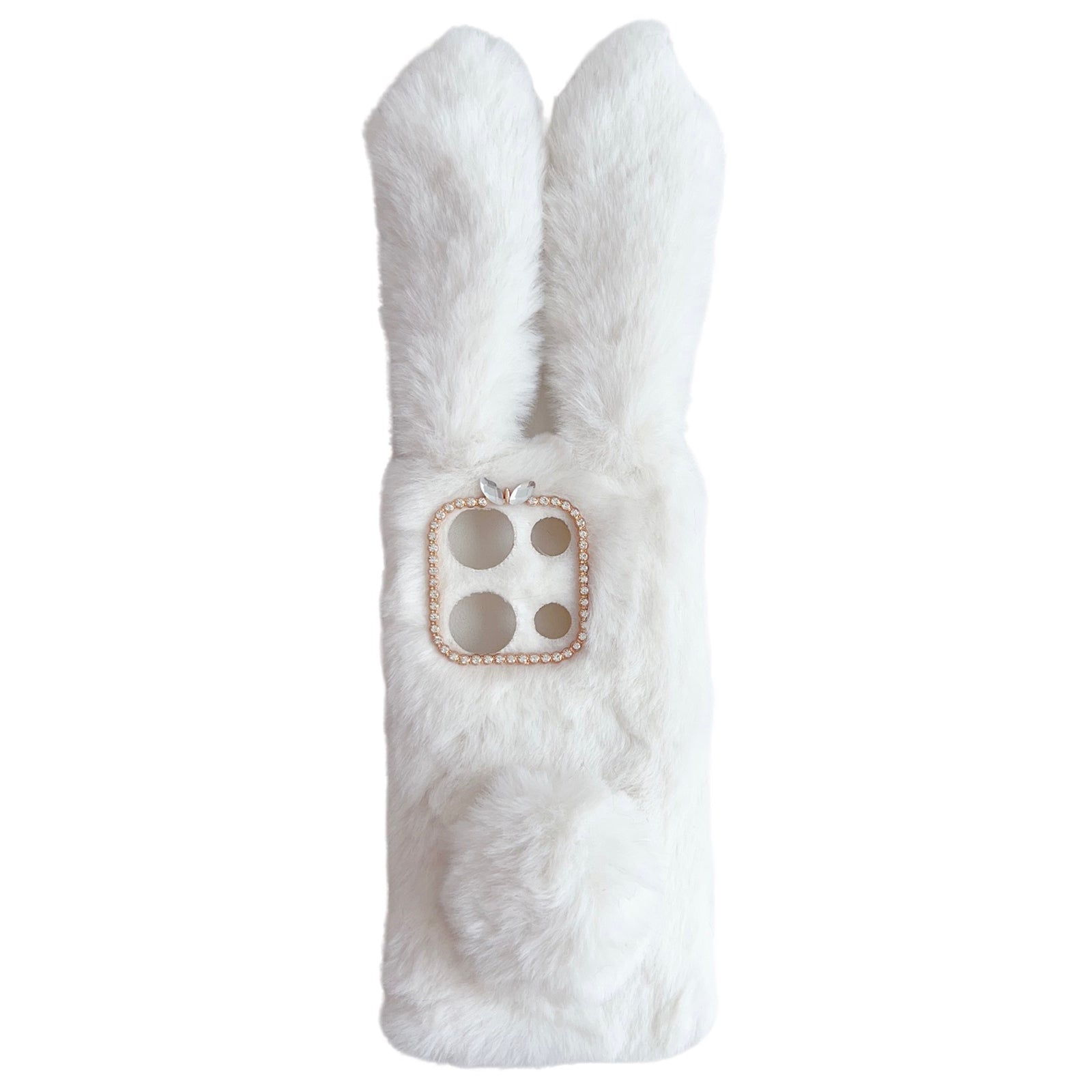 For Xiaomi Redmi Note 13 Pro 4G / Poco M6 Pro 4G TPU Case 3D Bunny Ears Furry Hairball Back Phone Cover