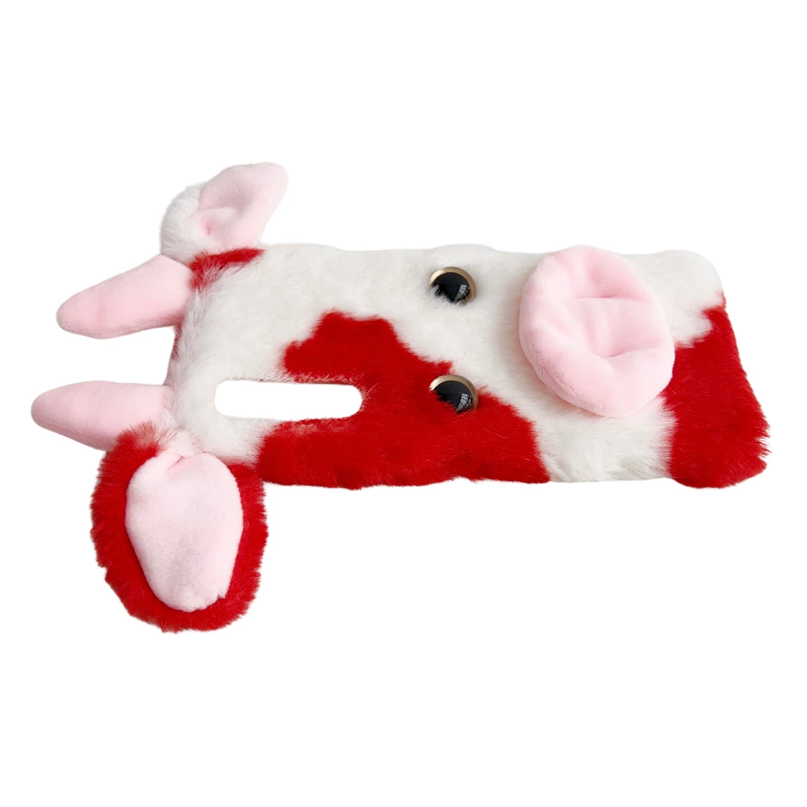 For Sony Xperia 10 V Case Fluffy Cows Ear Soft TPU Slim Phone Case
