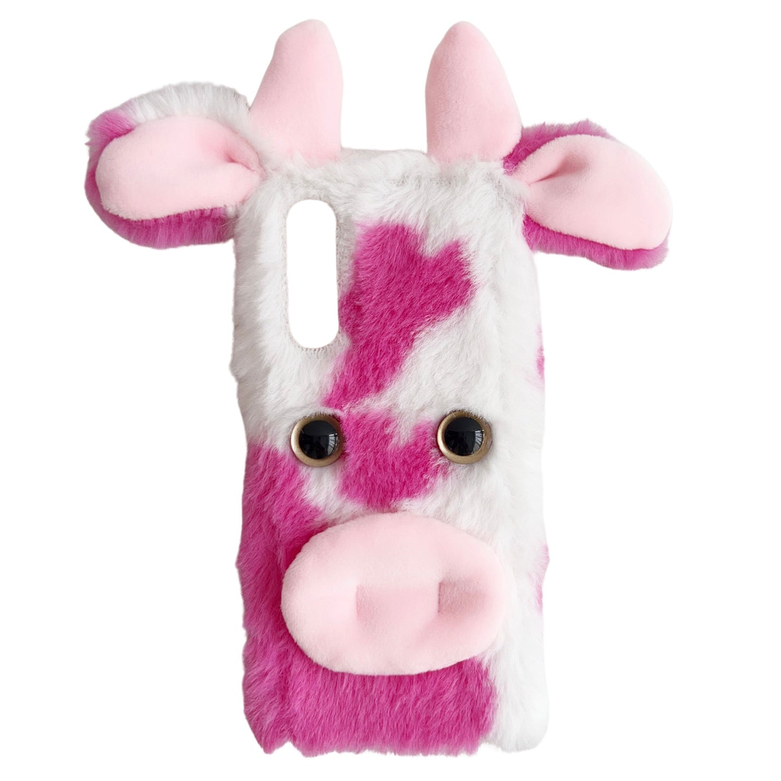 For Sony Xperia 10 V Case Fluffy Cows Ear Soft TPU Slim Phone Case