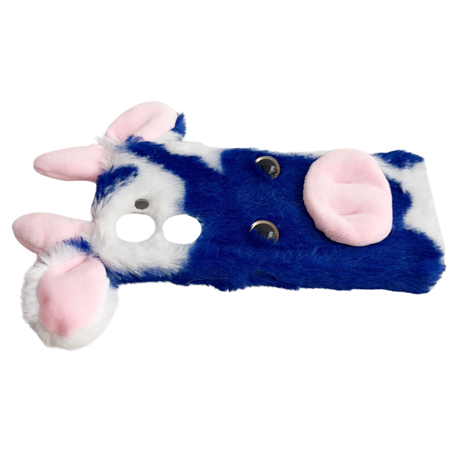 For vivo Y100i 5G TPU Case Cow Ear Fluffy Back Protective Phone Cover