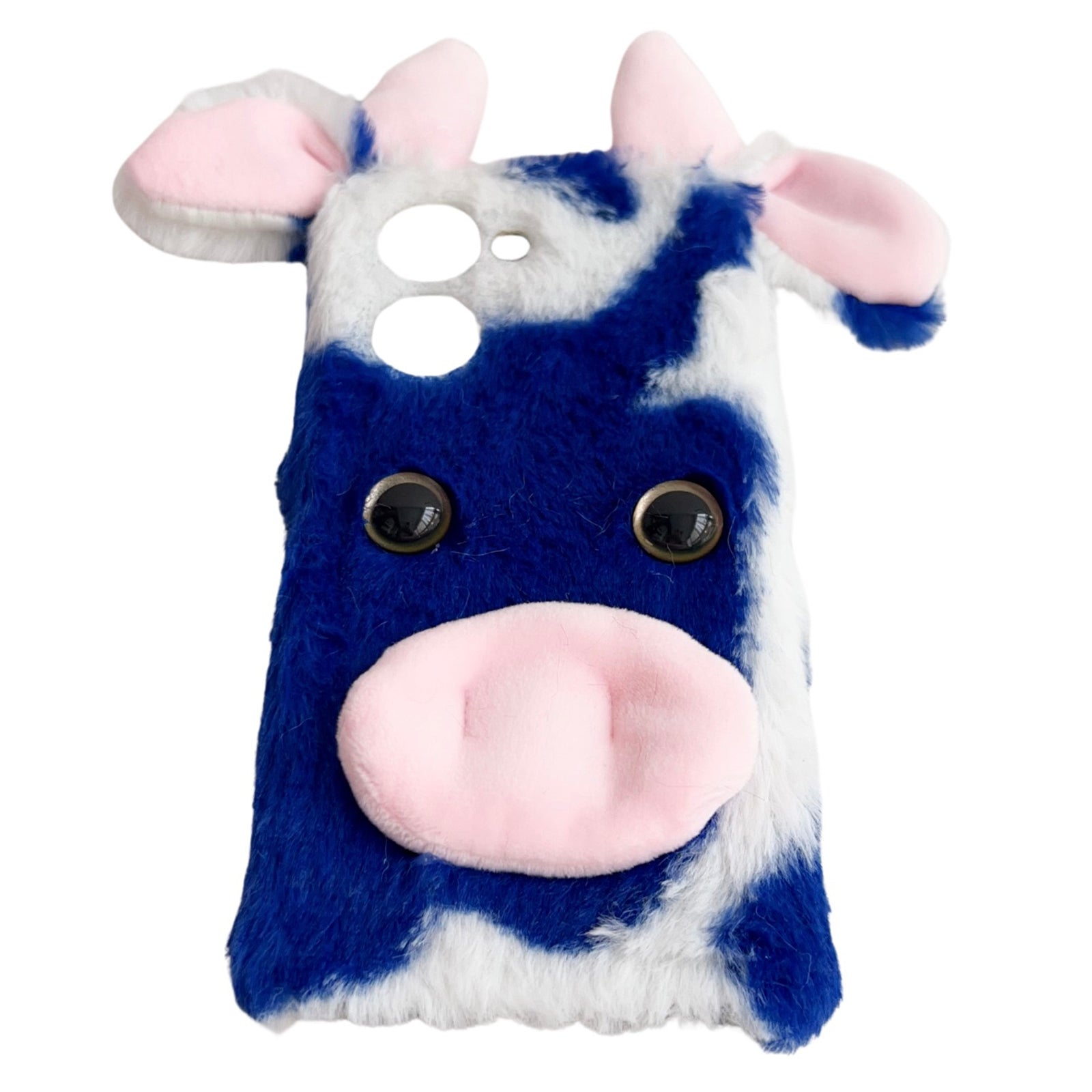 For vivo Y100i 5G TPU Case Cow Ear Fluffy Back Protective Phone Cover