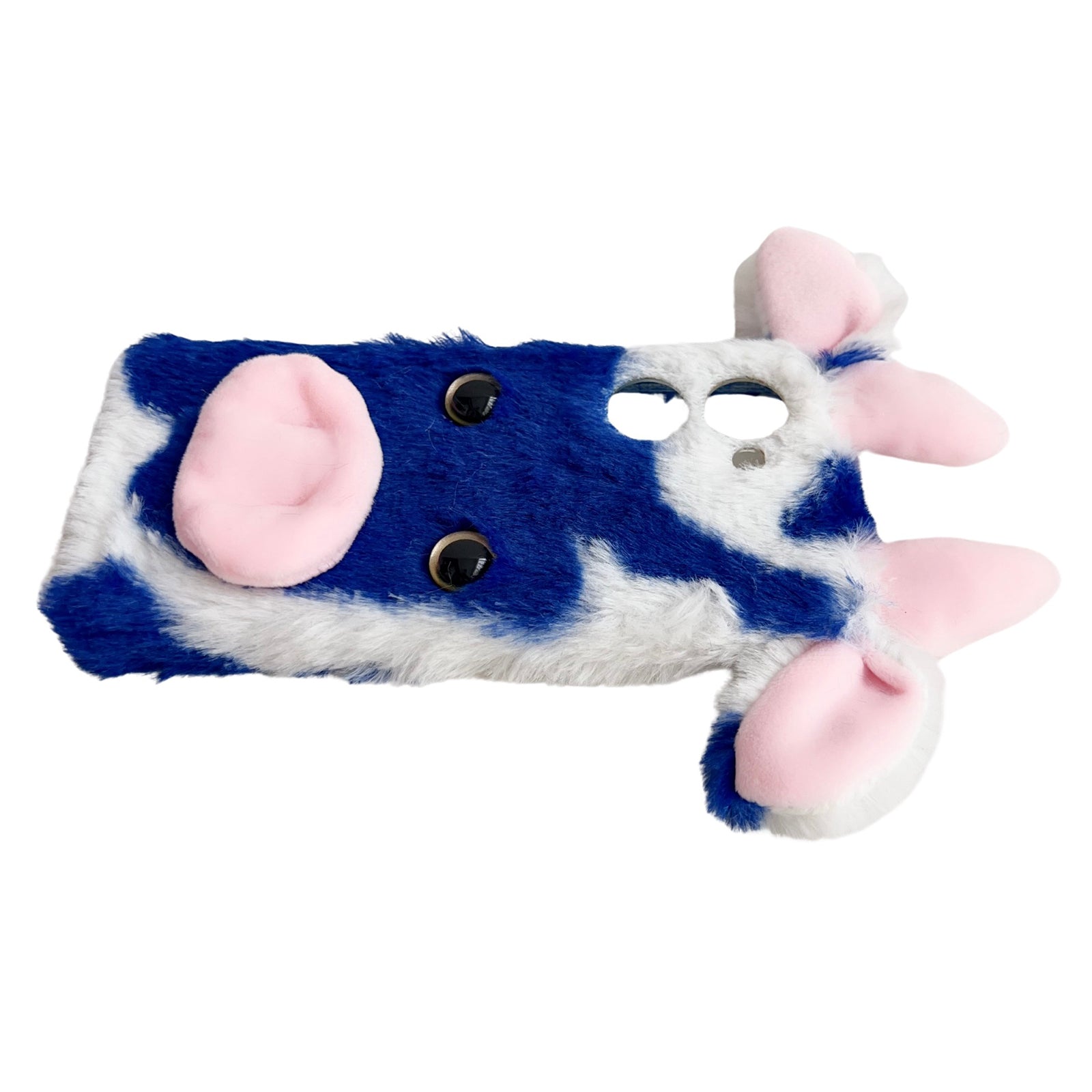 For vivo Y100i 5G TPU Case Cow Ear Fluffy Back Protective Phone Cover