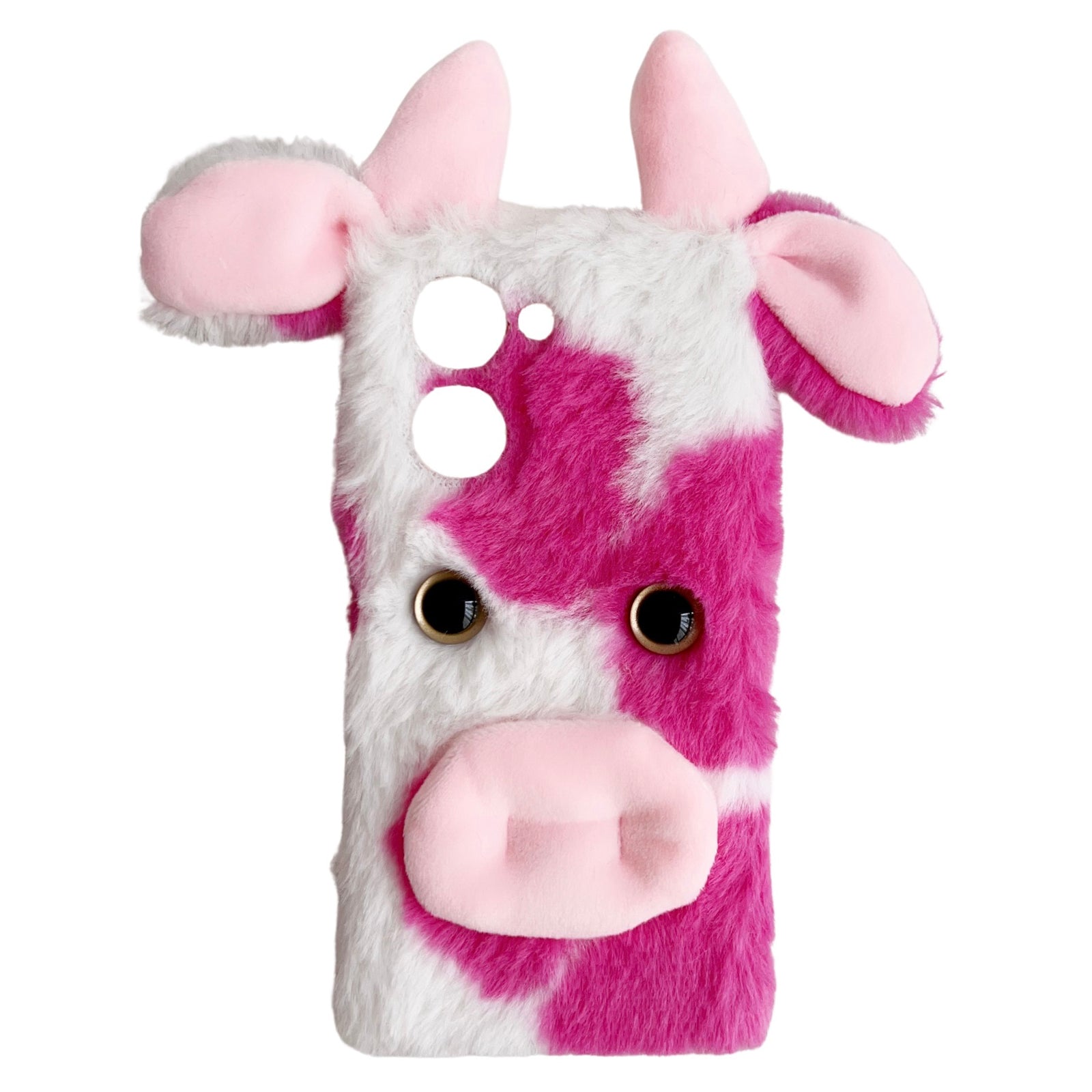 For vivo Y100i 5G TPU Case Cow Ear Fluffy Back Protective Phone Cover