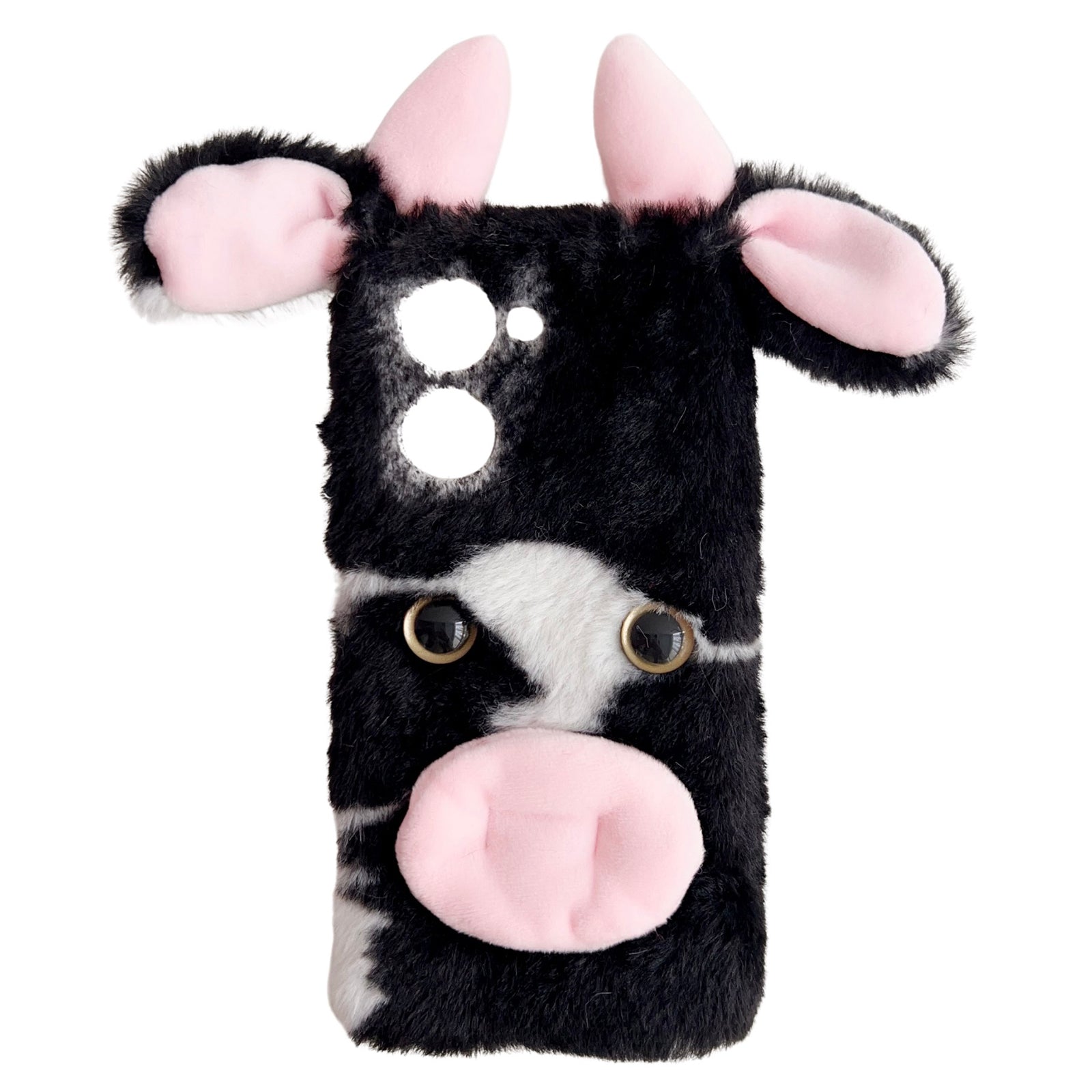 For vivo Y100i 5G TPU Case Cow Ear Fluffy Back Protective Phone Cover
