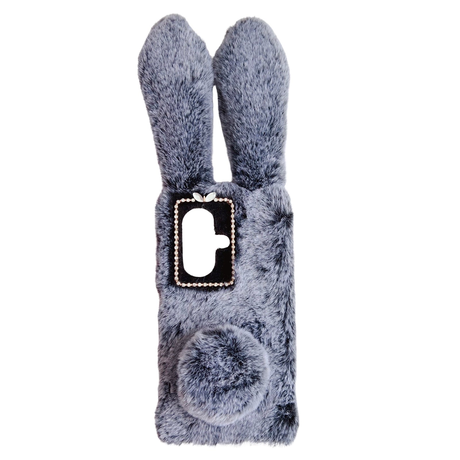 For OnePlus Nord CE3 5G Case Flexible TPU Bunny Ears Furry Hairball Phone Cover