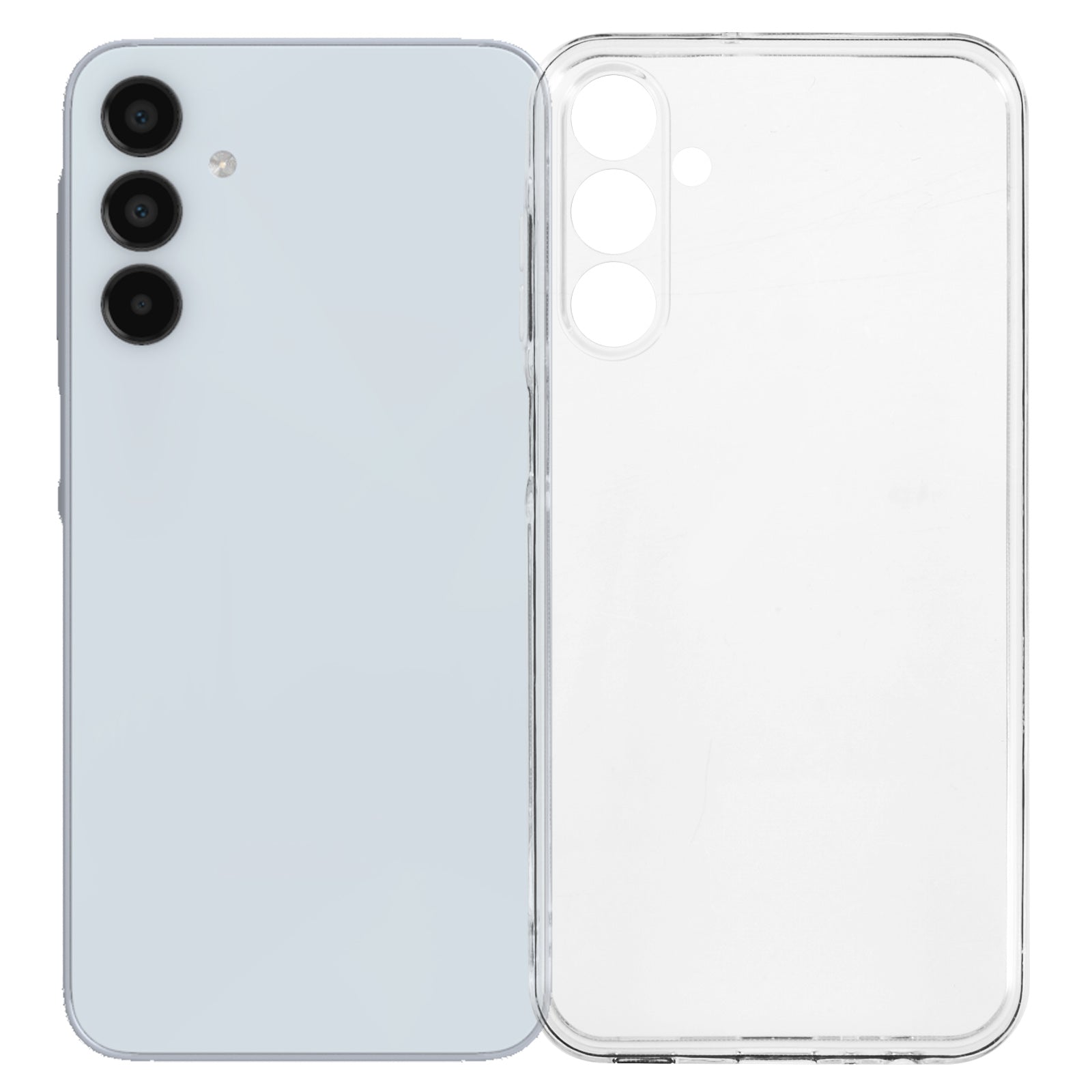 For Samsung Galaxy A25 5G (Global) (161.0 x 76.5 x 8.3mm) TPU Case Watermark-free 2.0mm Clear Phone Cover