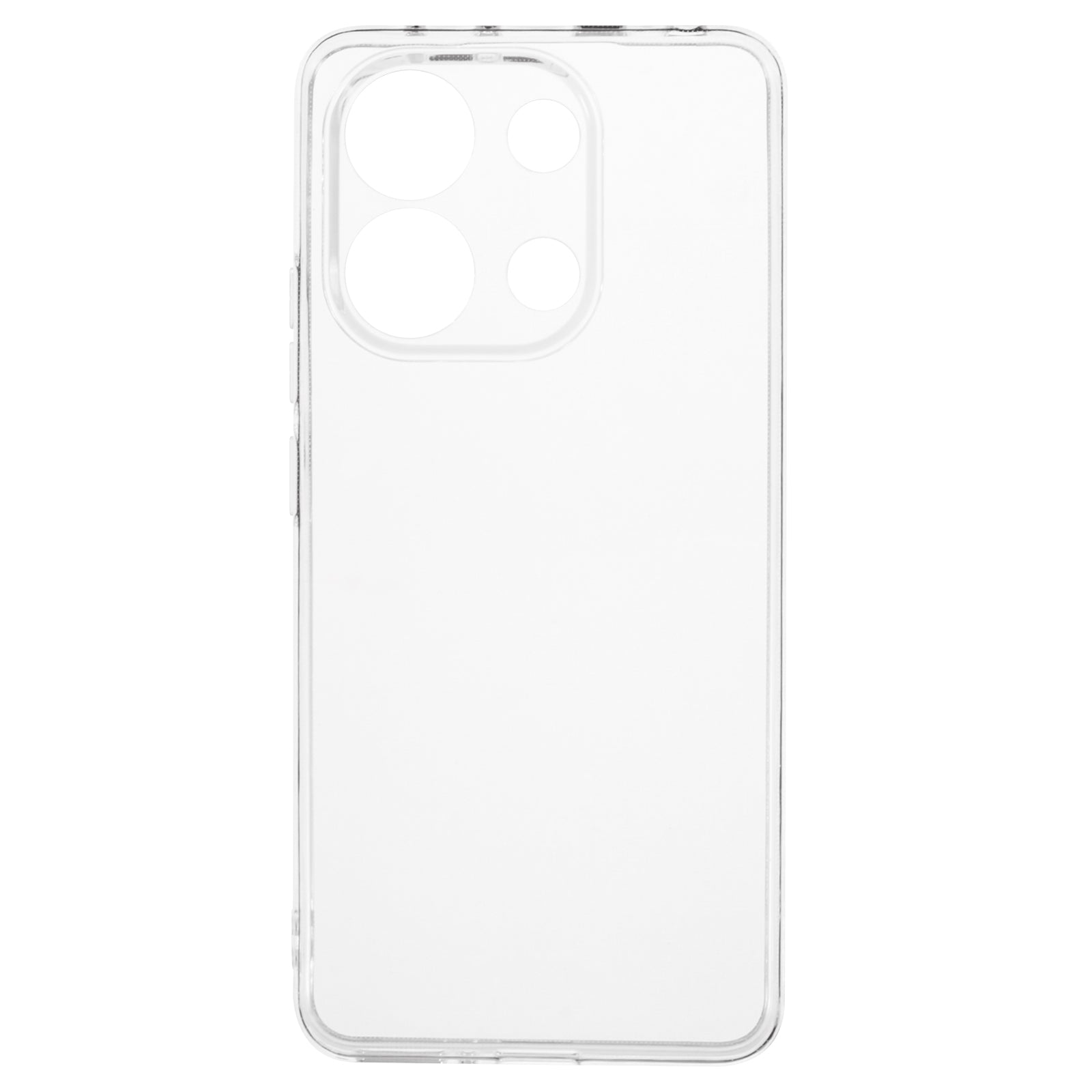For Xiaomi Redmi Note 13 4G TPU Case Clear Watermark-Free 2.0mm Protective Phone Shell