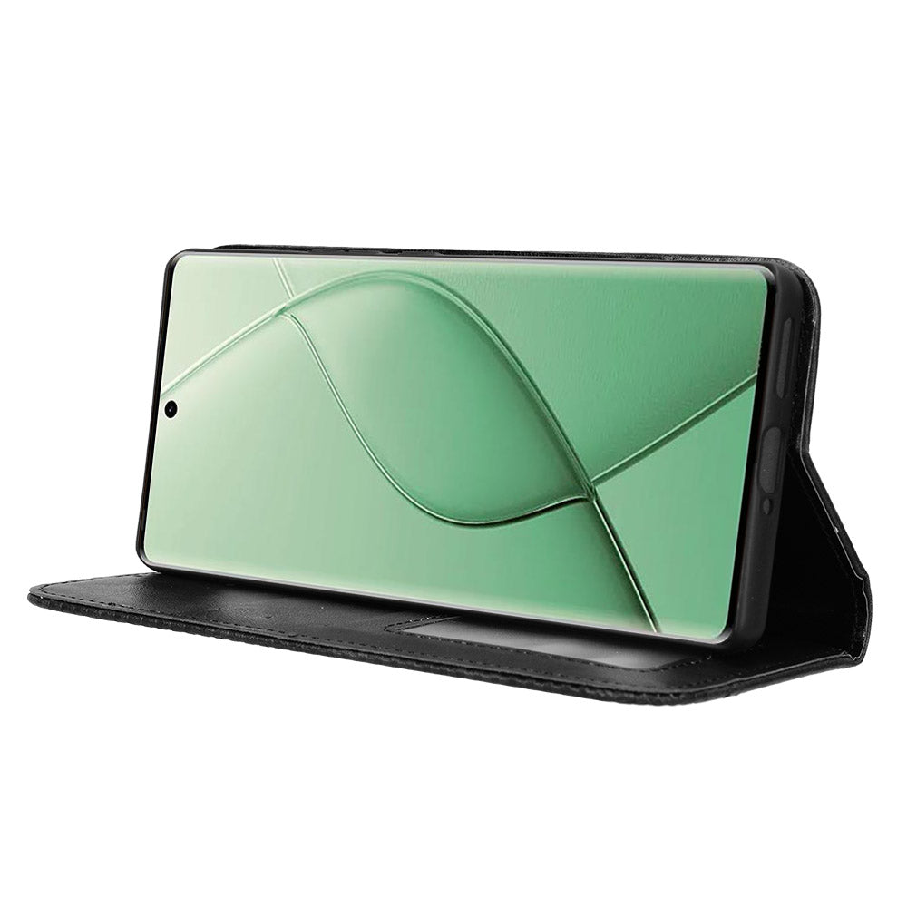 For Transsion Tecno Spark 20 Pro+ KJ7 Case Leather Magnetic Closure Wallet Flip Phone Cover