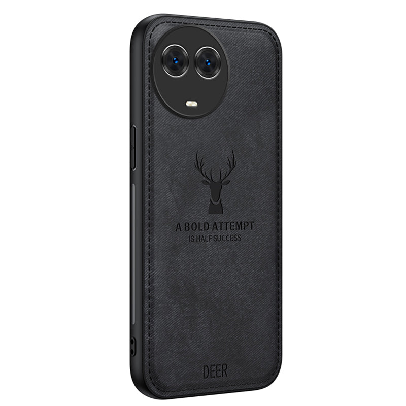 For Realme C67 5G Case PU Leather+PC+TPU Phone Cover with Deer Pattern