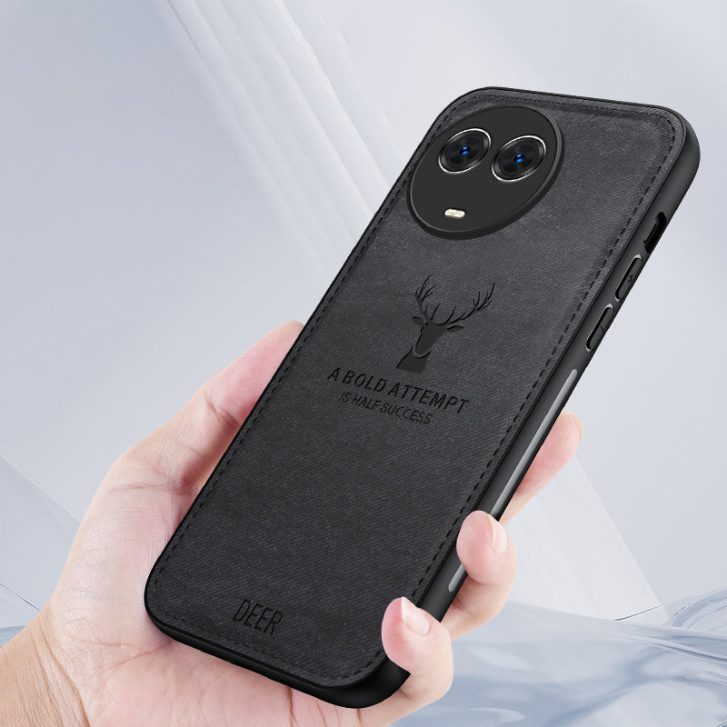 For Realme C67 5G Case PU Leather+PC+TPU Phone Cover with Deer Pattern