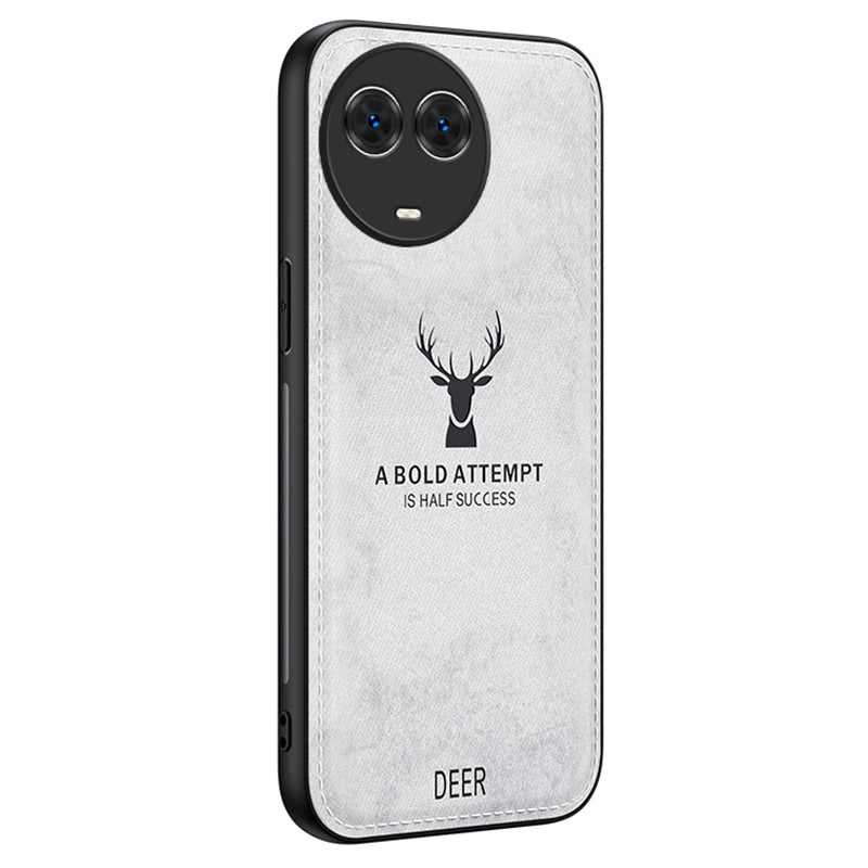For Realme C67 5G Case PU Leather+PC+TPU Phone Cover with Deer Pattern