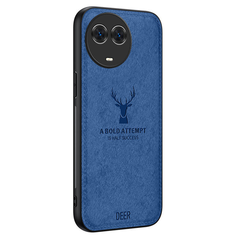 For Realme C67 5G Case PU Leather+PC+TPU Phone Cover with Deer Pattern