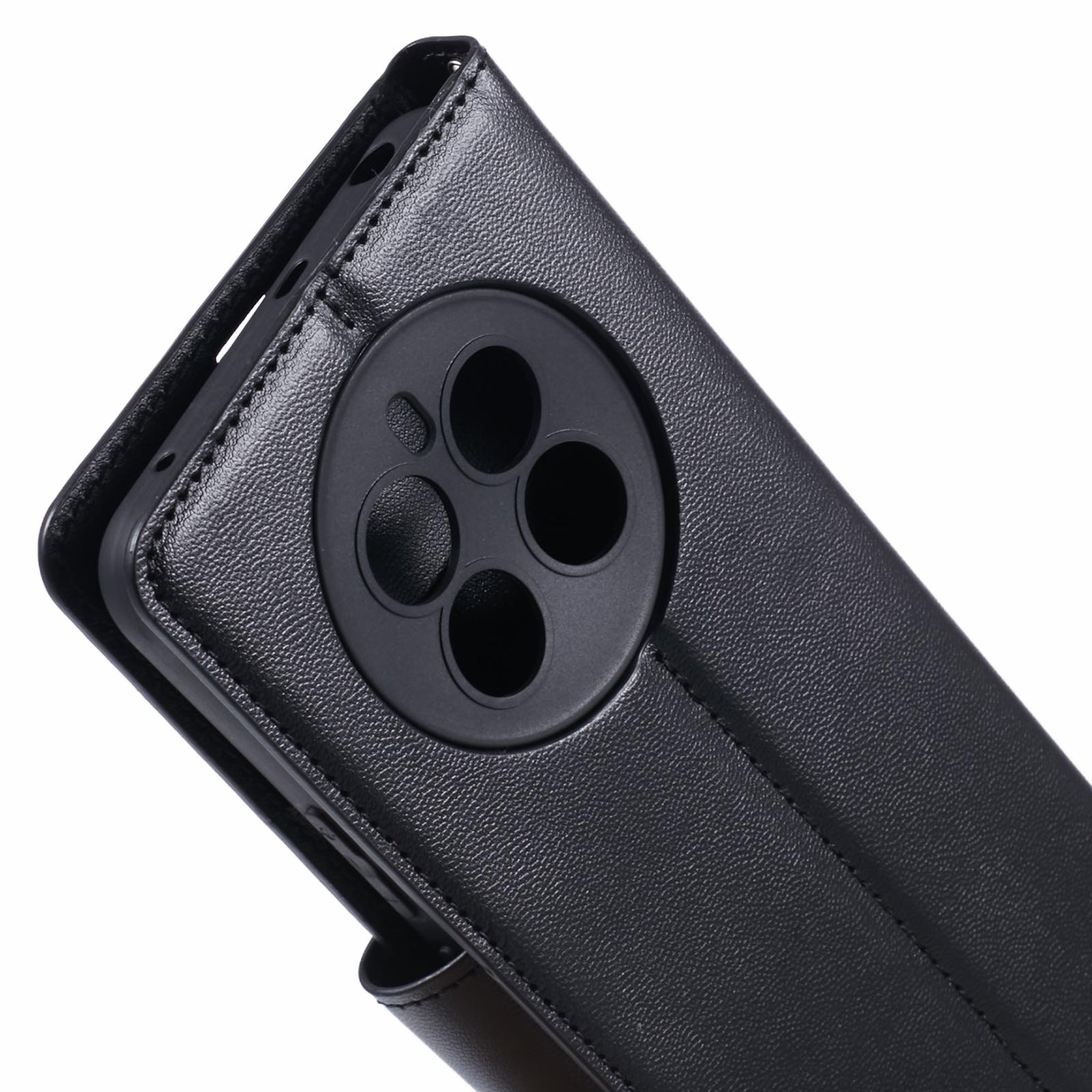 HANMAN Mill Series Phone Cover for Realme 12+ 5G Case PU Leather Wallet Phone Shell