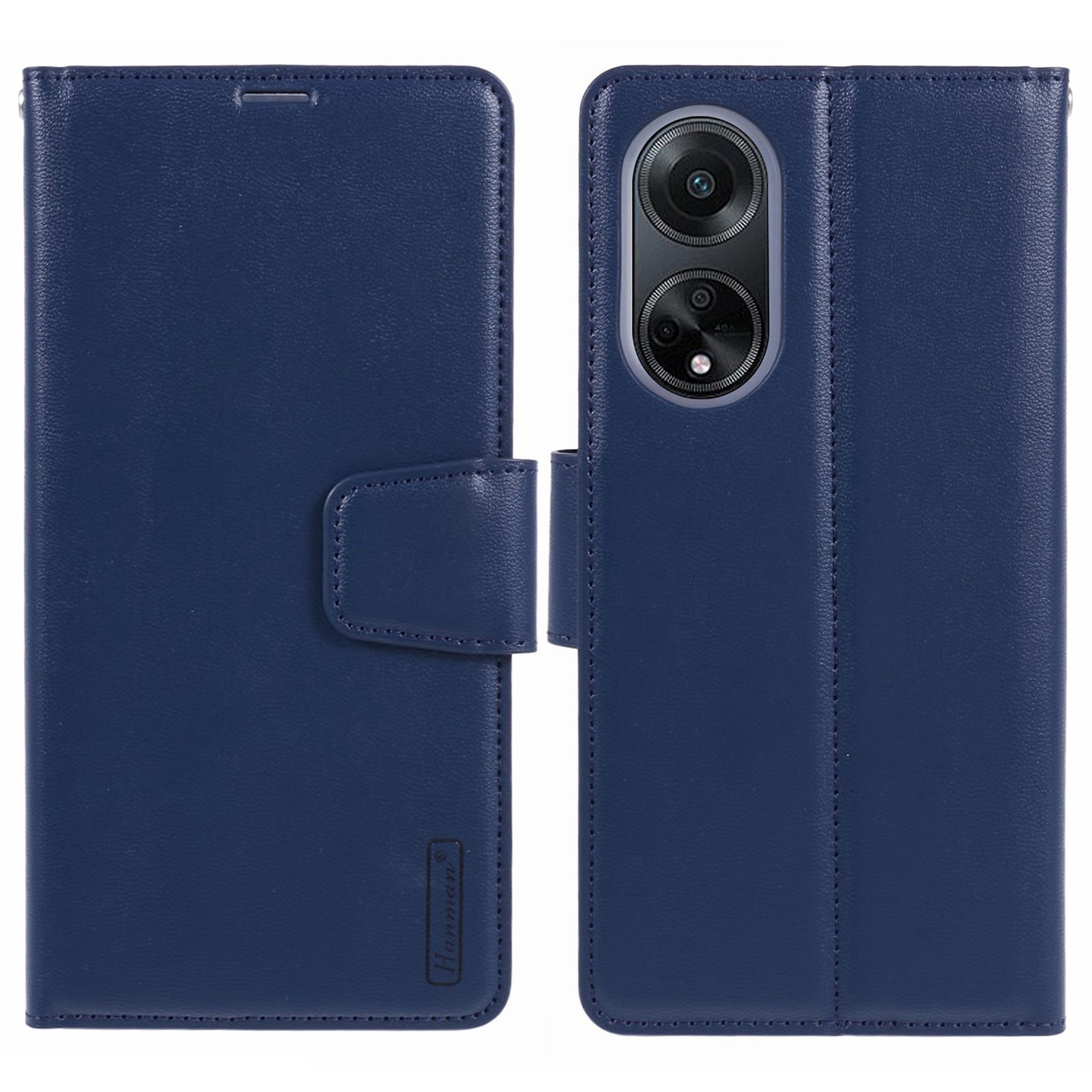 HANMAN Mill Series Phone Cover for Oppo A98 5G / A1 5G / F23 5G Wallet Phone Case PU Leather Flip Cover