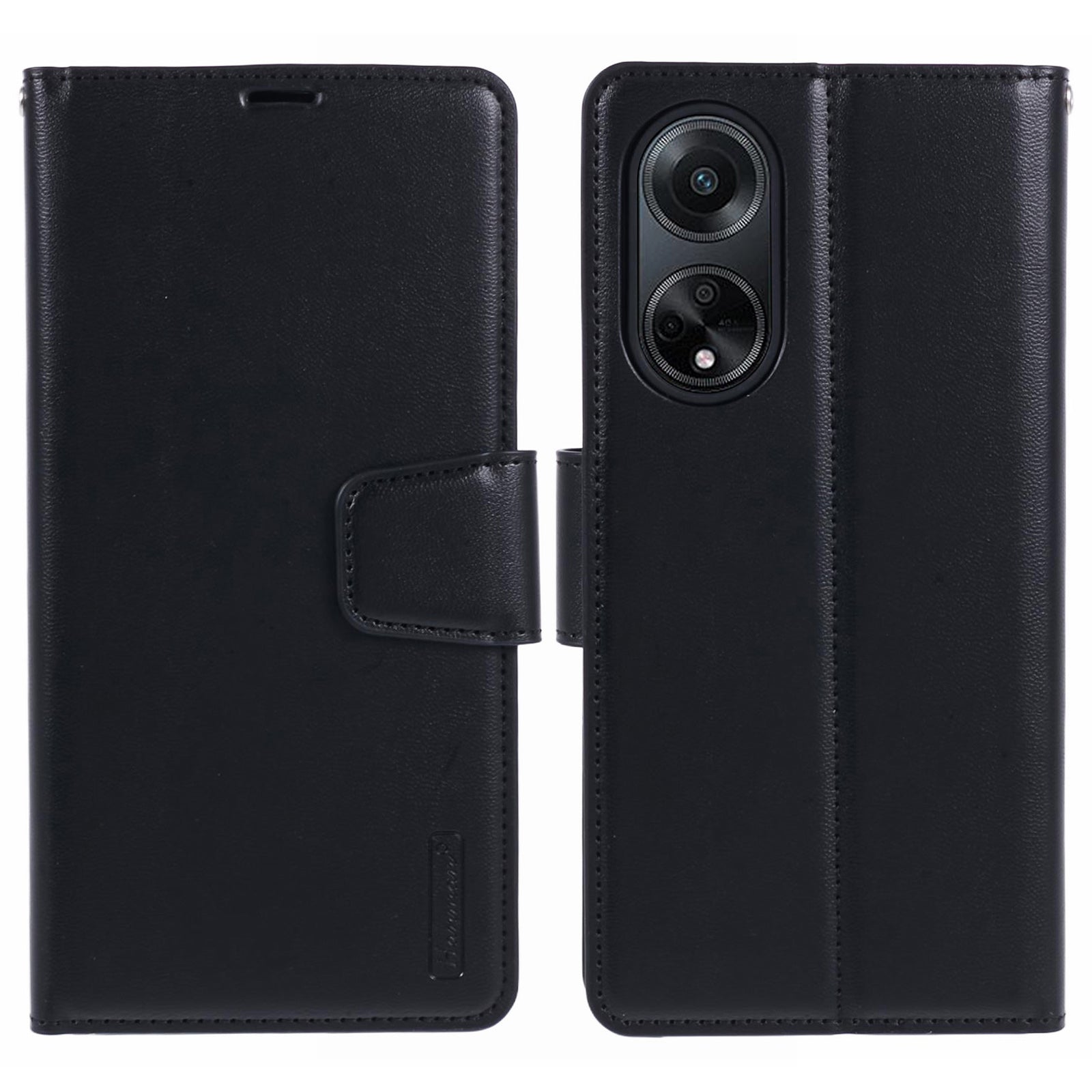 HANMAN Mill Series Phone Cover for Oppo A98 5G / A1 5G / F23 5G Wallet Phone Case PU Leather Flip Cover